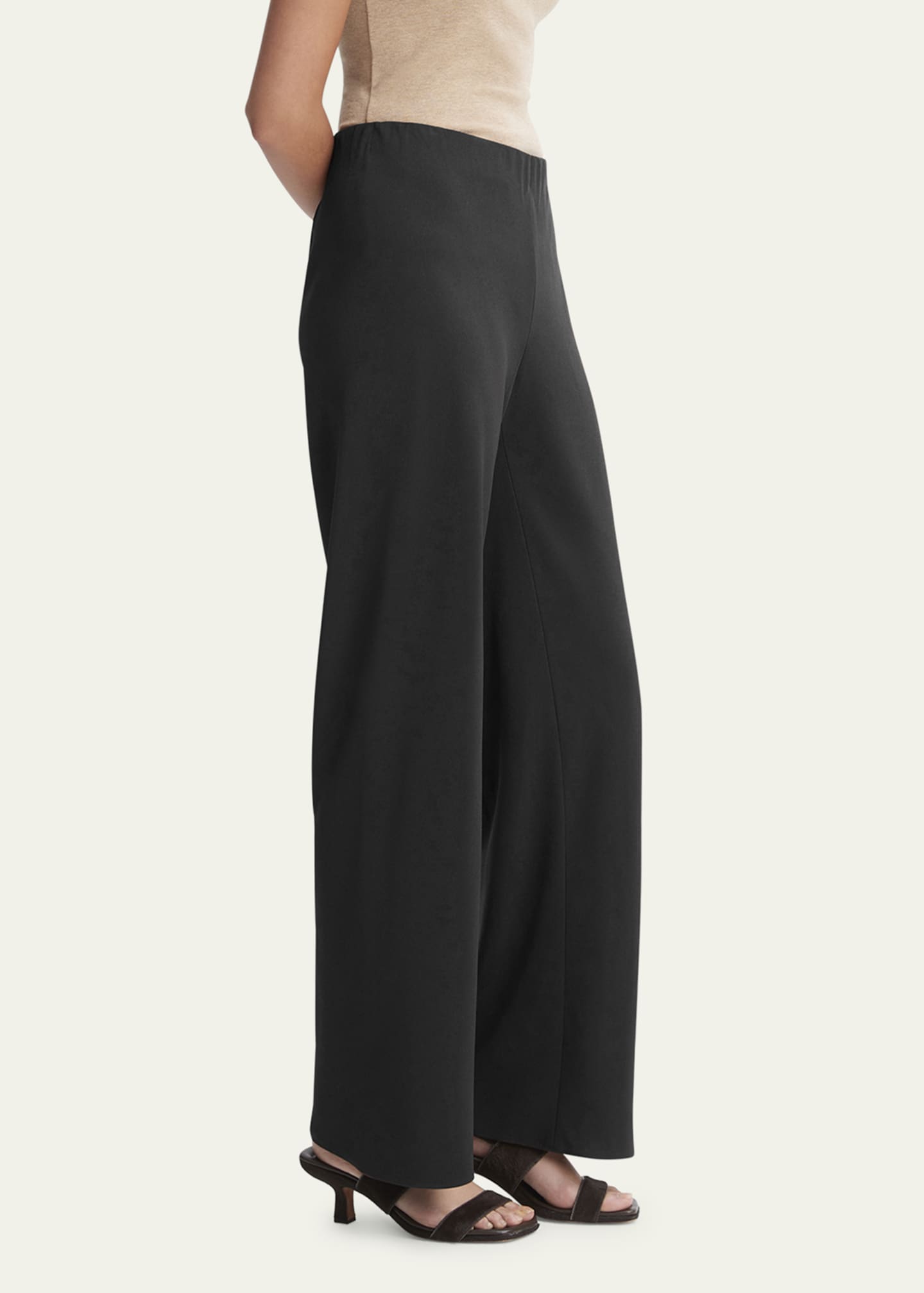 Vince High-Waist Wide-Leg Bias Pants - Bergdorf Goodman