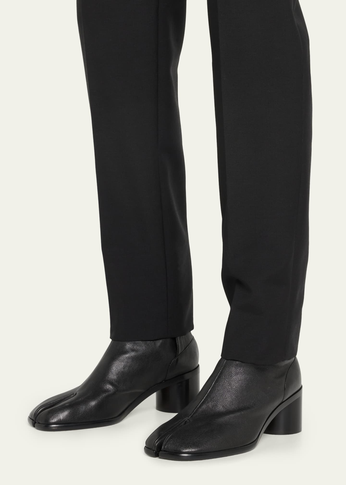 Maison Margiela Men s Tabi Toe Leather Ankle Boots Bergdorf Goodman
