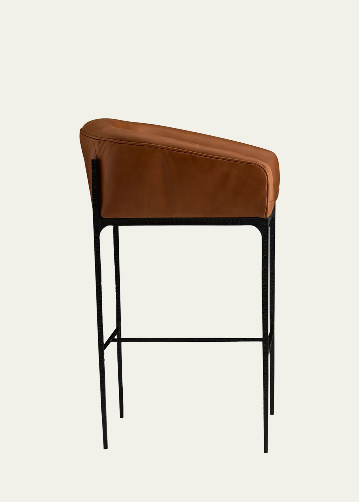 Arteriors Osbourne Leather 32" Bar Stool Image 2 of 2