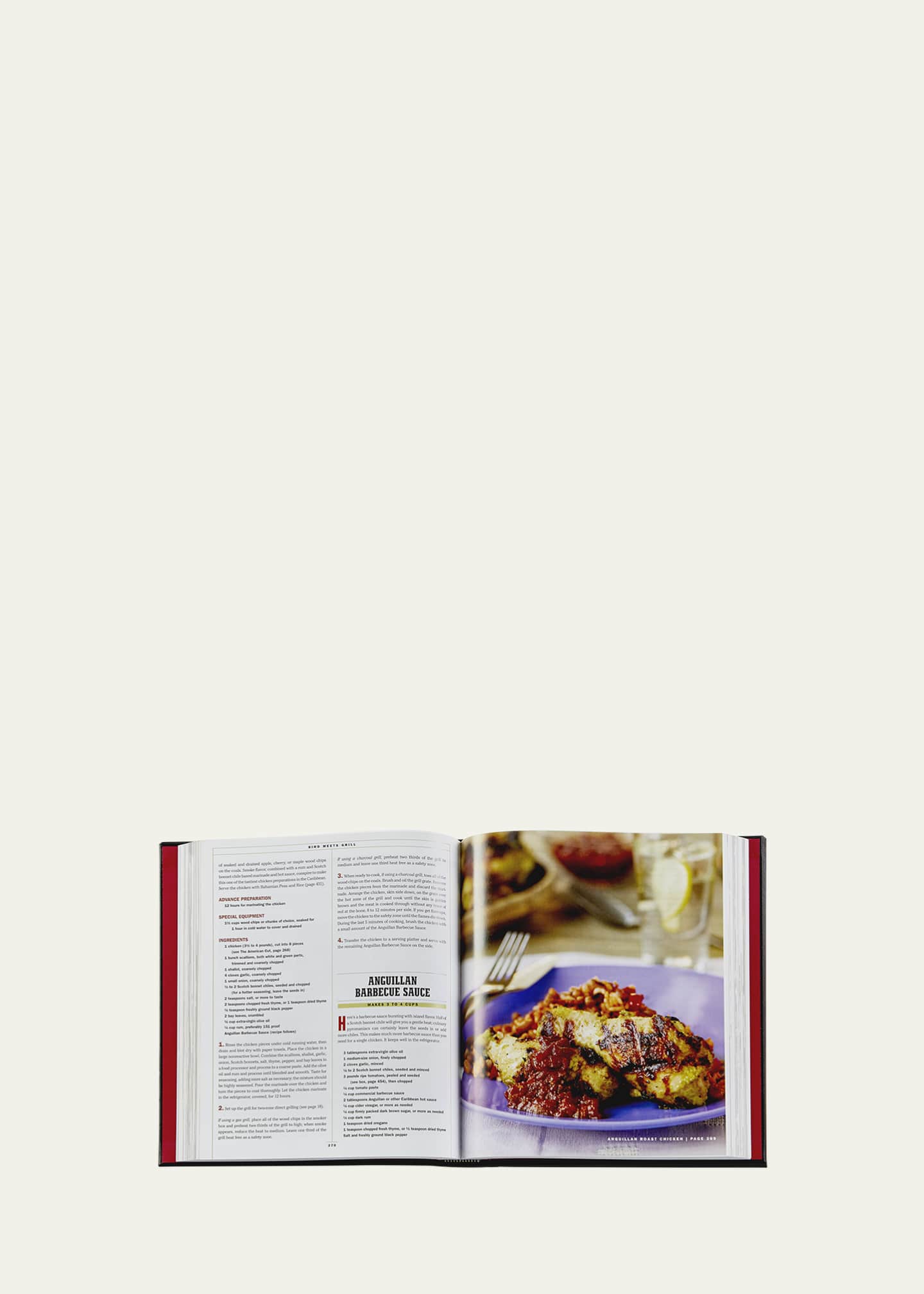 Graphic Image "The Barbecue Bible" Leather Bound Book Image 4 of 6