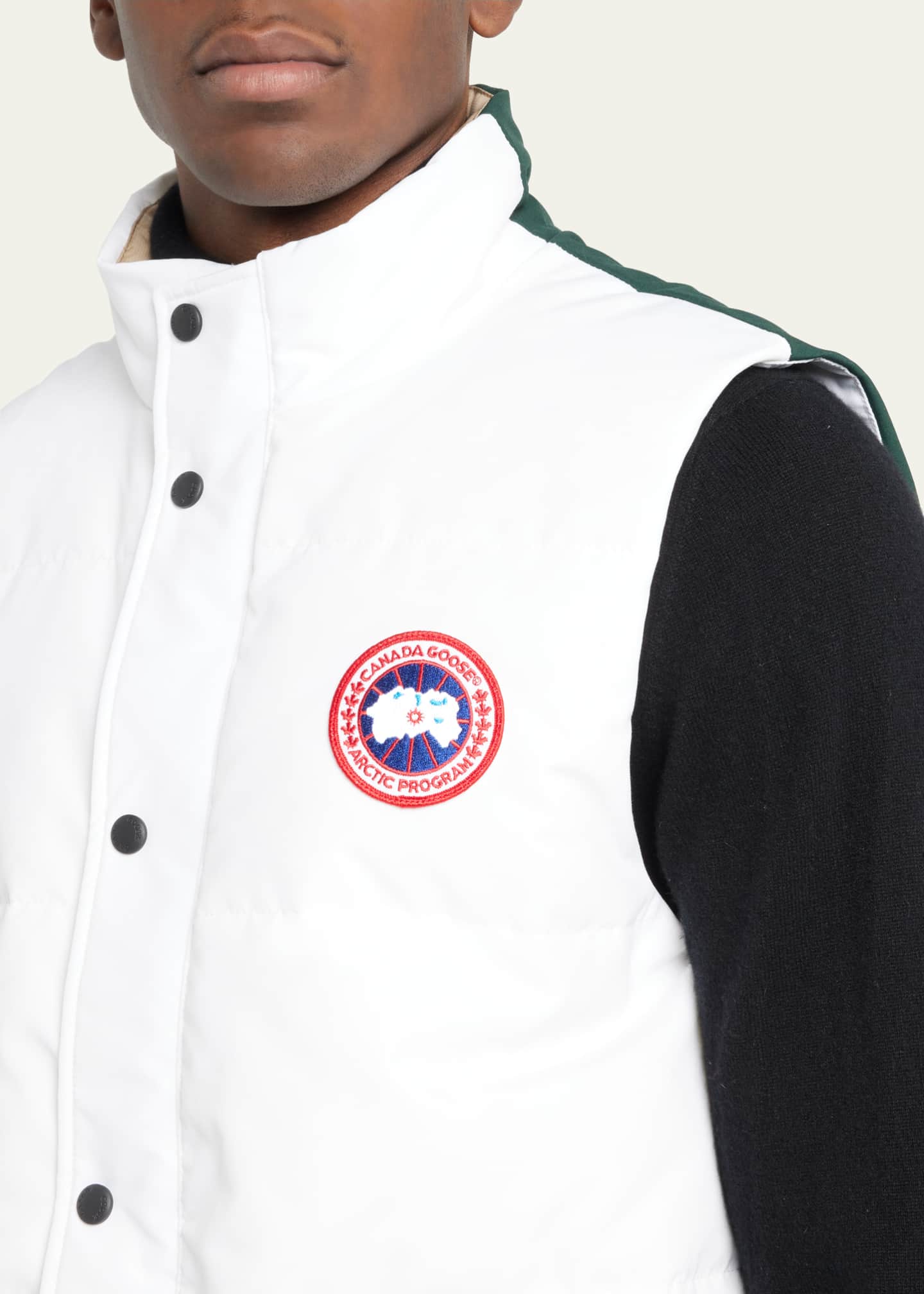 White canada hotsell goose vest