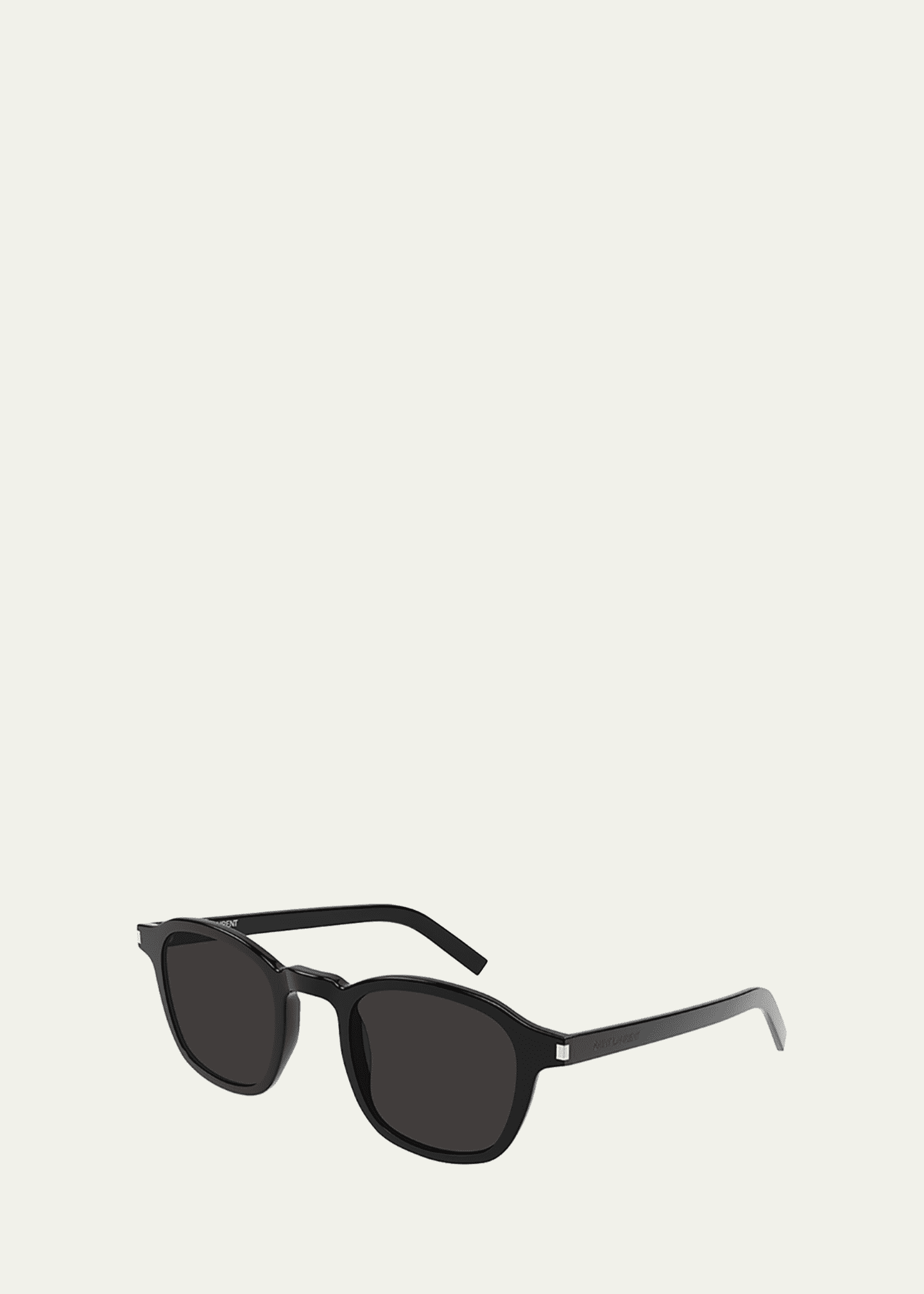 Saint Laurent Men's Slim Acetate Round Sunglasses Bergdorf Goodman