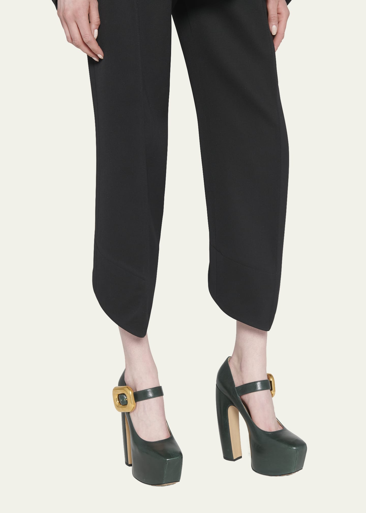 Bottega Lambskin Mary Jane Platform Pumps Bergdorf Goodman