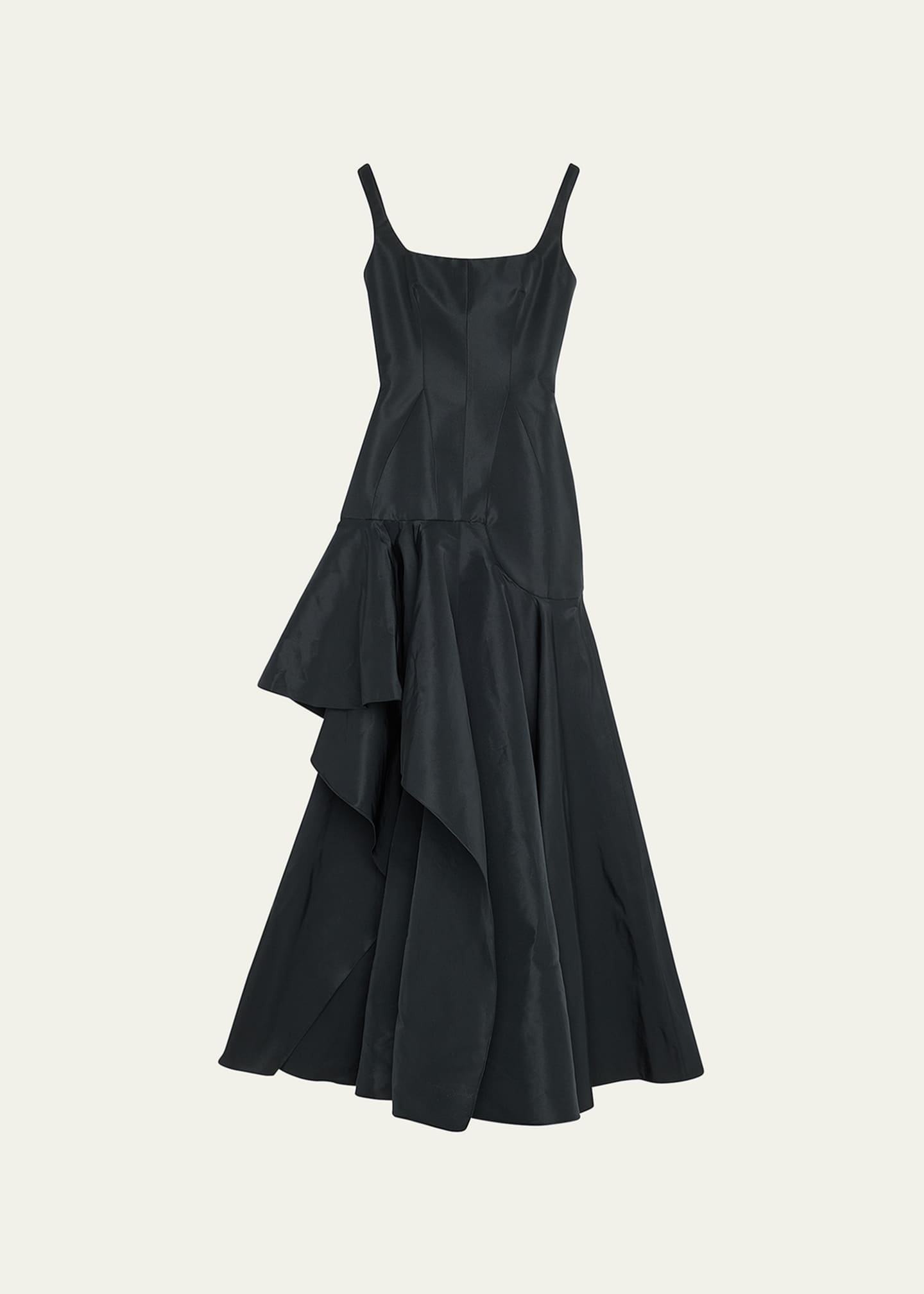 Alexander McQueen Asymmetric Draped Dress Bergdorf Goodman