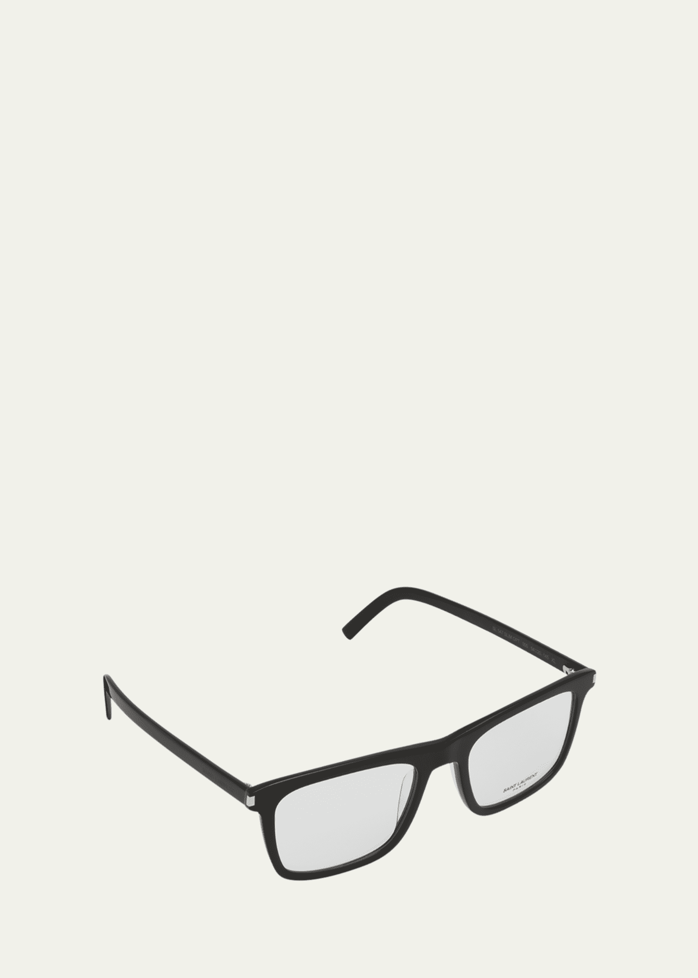 Saint Laurent Men's SL 547 Slim Rectangle Optical Glasses Image 2 of 5