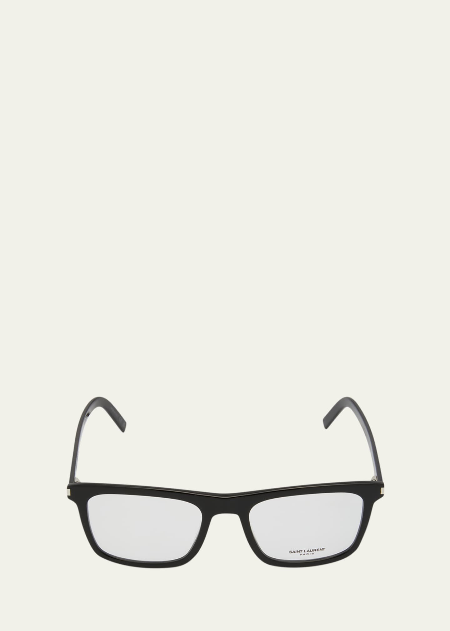 Saint Laurent Men's SL 547 Slim Rectangle Optical Glasses Image 1 of 5