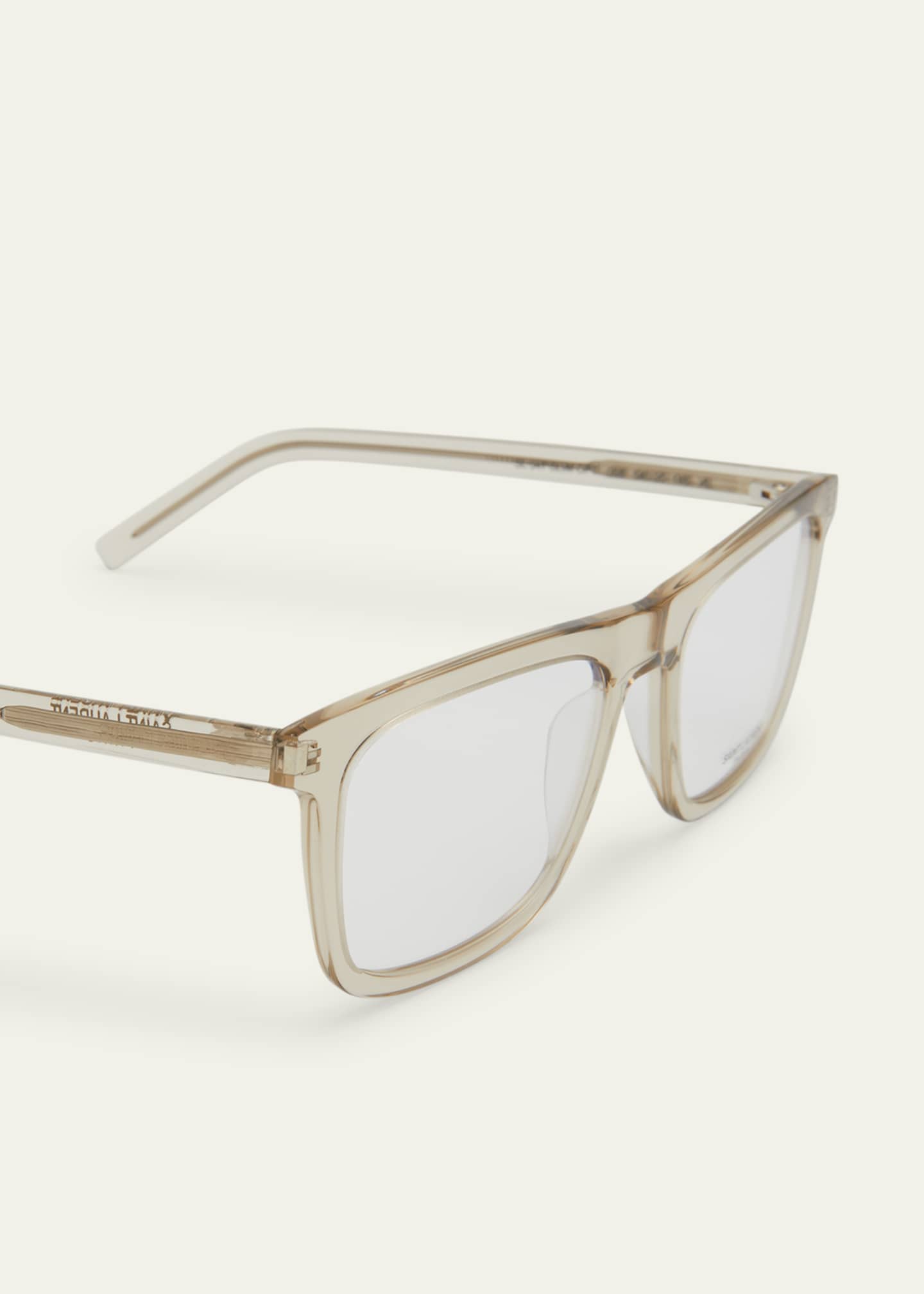 Saint Laurent Men's SL 547 Slim Rectangle Optical Glasses - Bergdorf ...