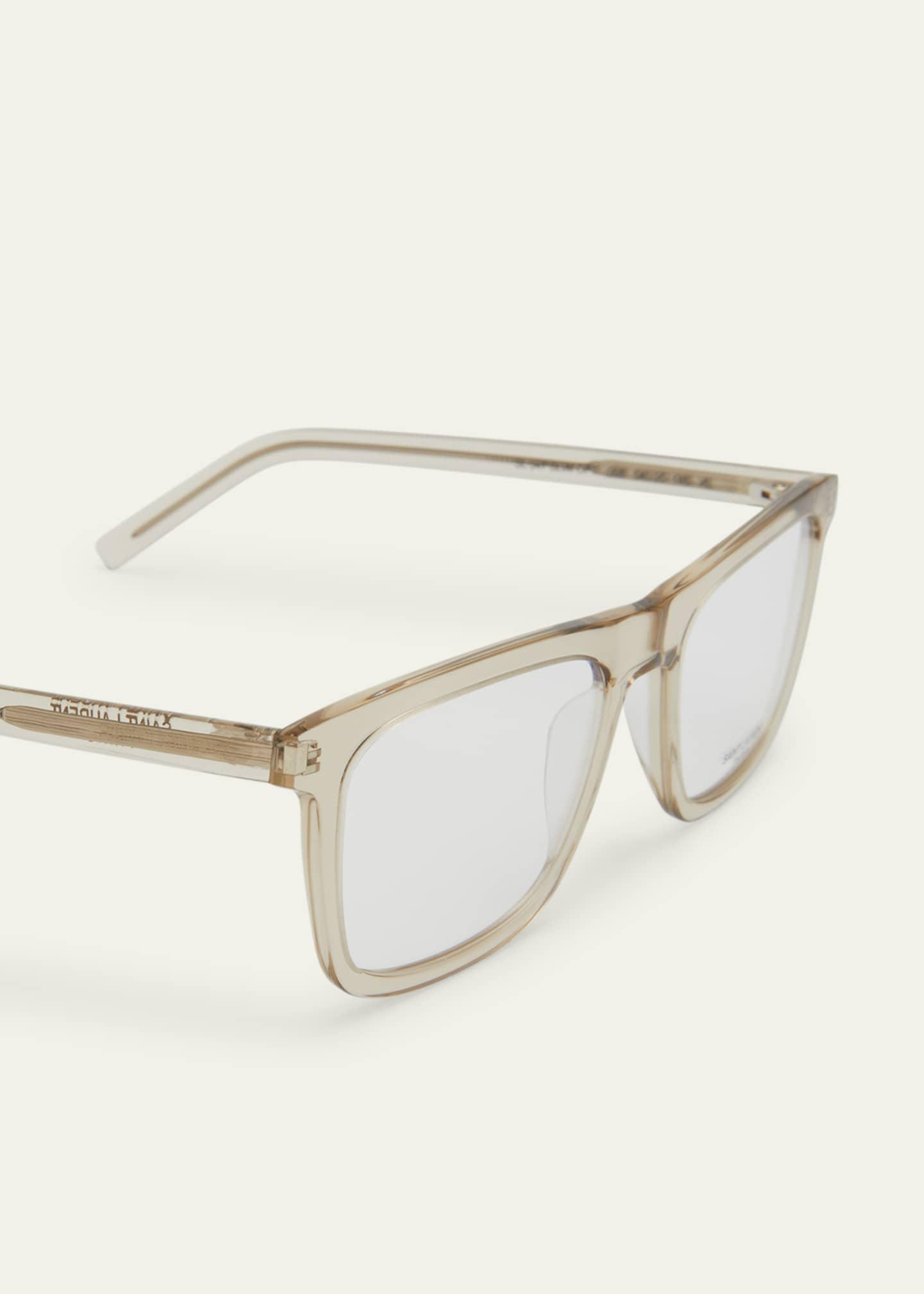 Saint Laurent Men's SL 547 Slim Rectangle Optical Glasses Image 4 of 5