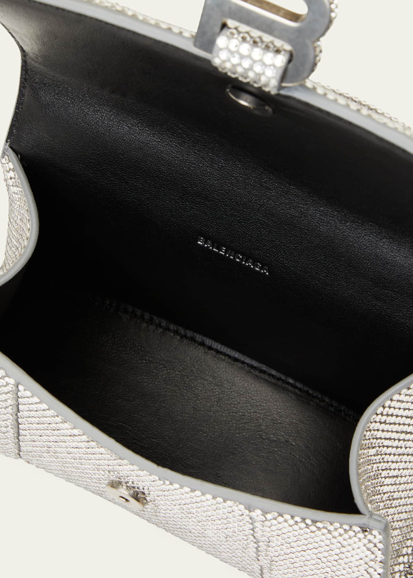 Balenciaga Hourglass XS Strassed Top Handle Bag