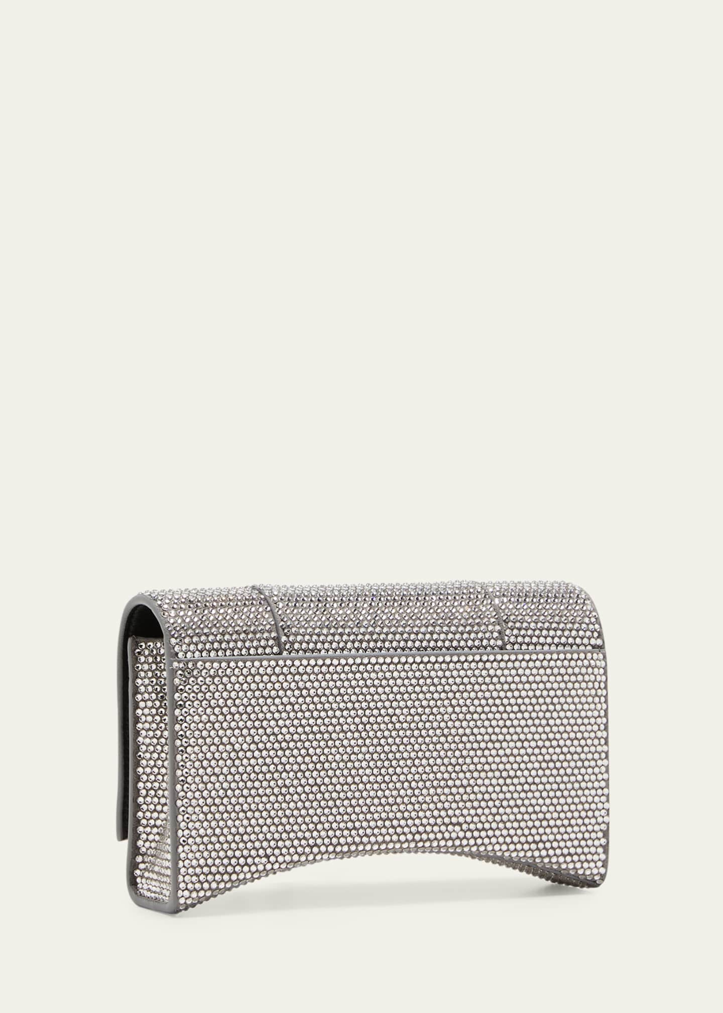 Balenciaga Hourglass Strass Wallet on Chain Image 3 of 5