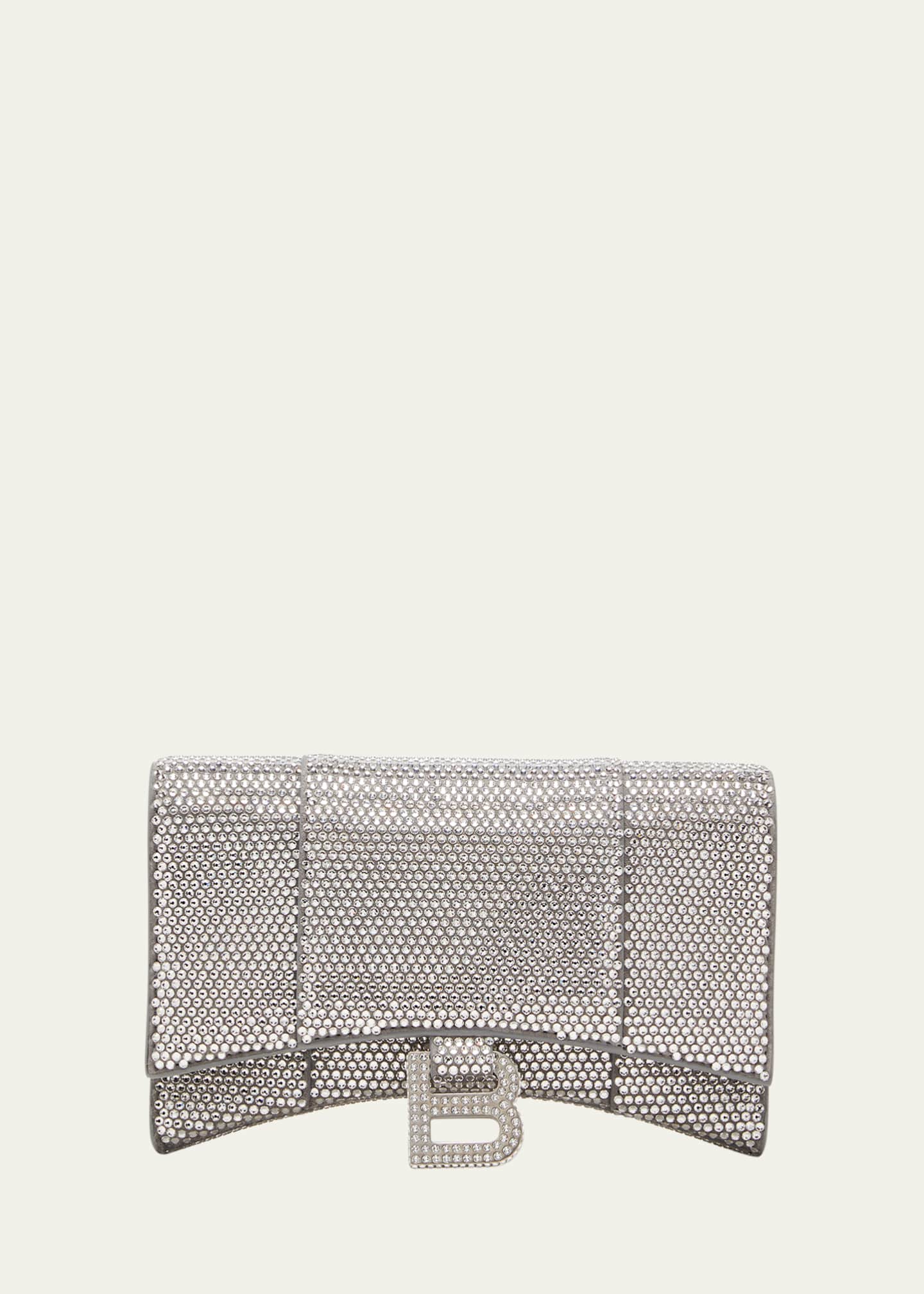 Balenciaga Hourglass Strass Wallet on Chain Image 1 of 5