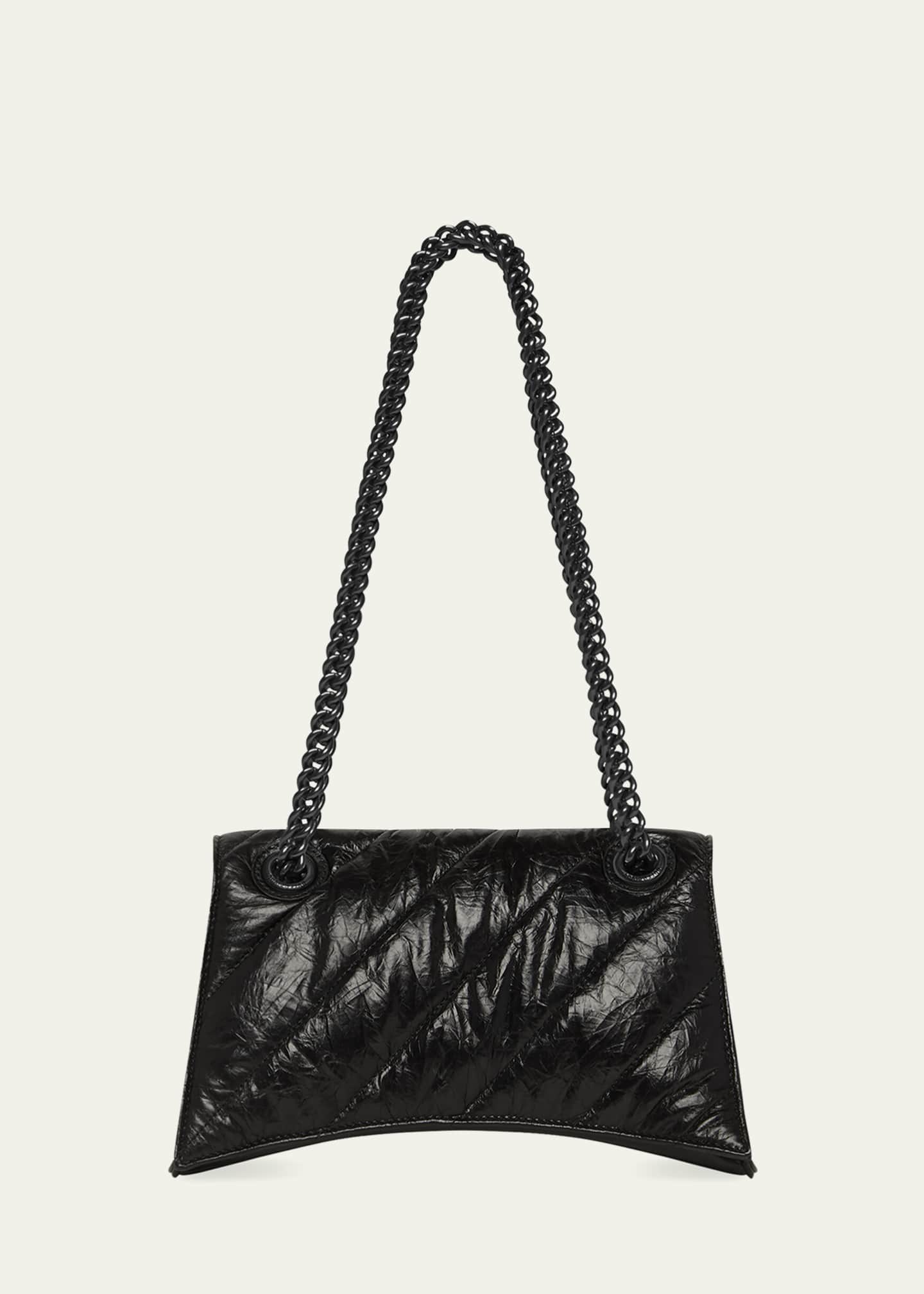 Balenciaga Crush Small Quilted Chain Shoulder Bag Bergdorf Goodman