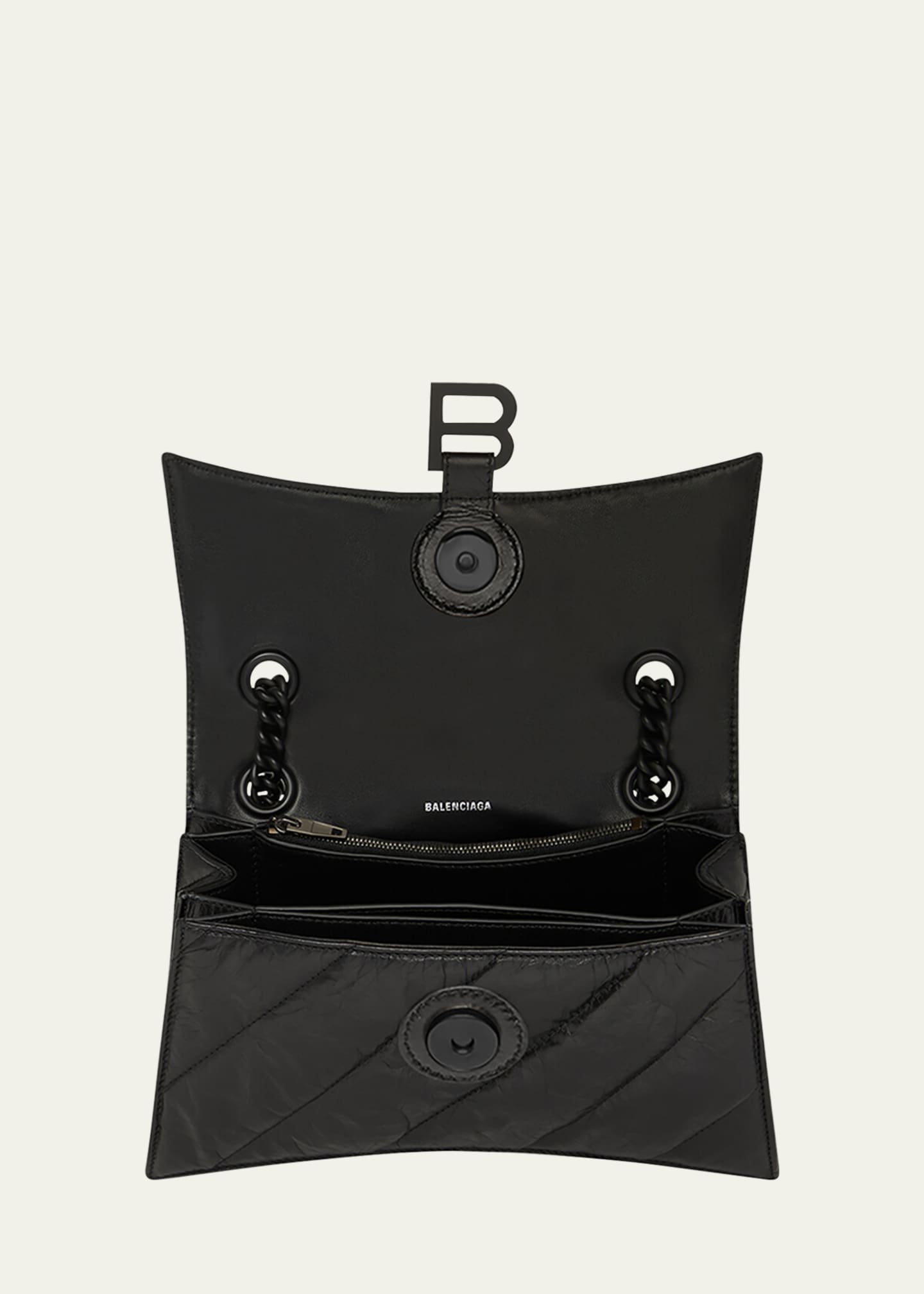 Balenciaga Crush Small Quilted Chain Shoulder Bag Image 4 of 5