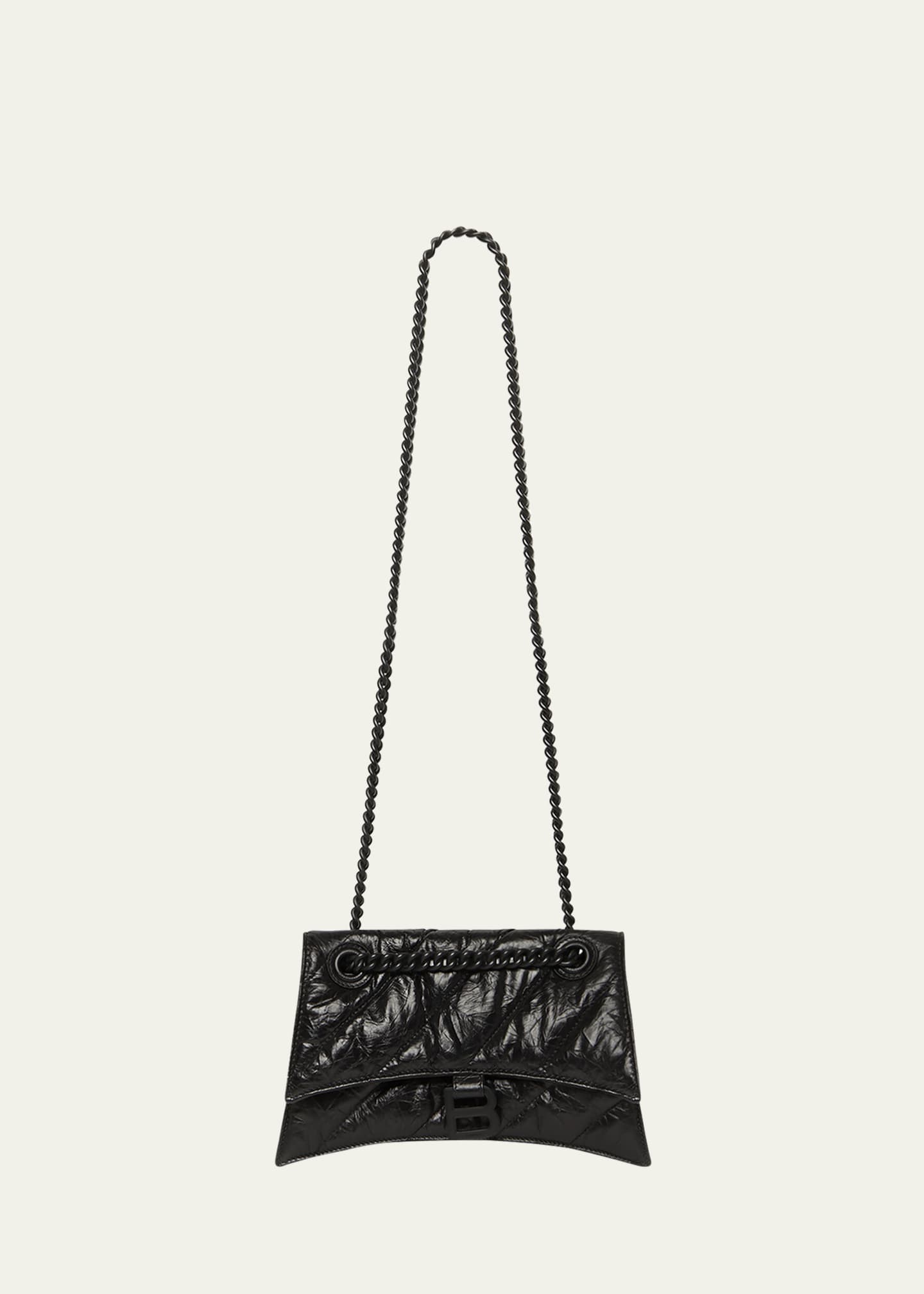 Balenciaga Crush Small Quilted Chain Shoulder Bag Bergdorf Goodman