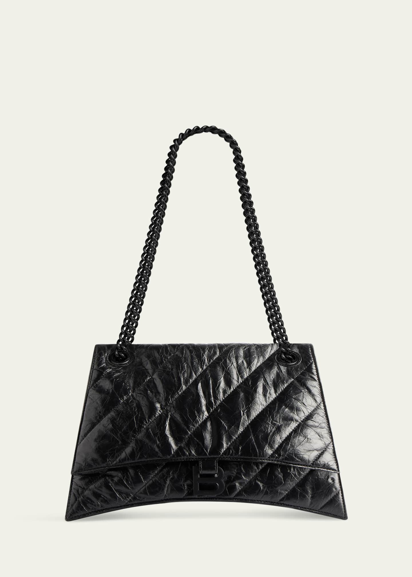 【関税&送料込】Balenciaga Crush Medium Shoulder Bag In Quil Balenciaga Crush Medium Quilted Chain Shoulder Bag