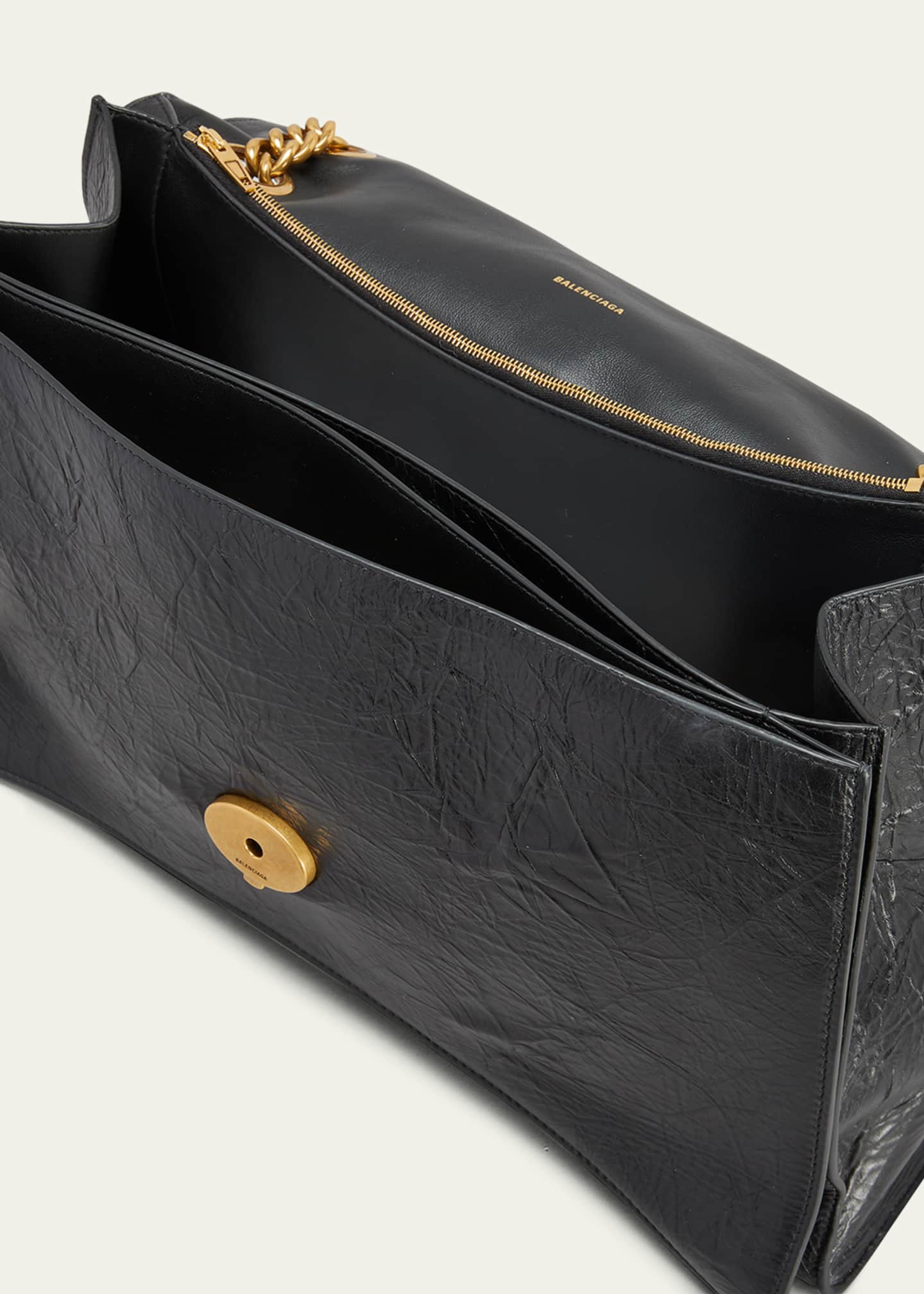 Leather chain shoulder bag hotsell