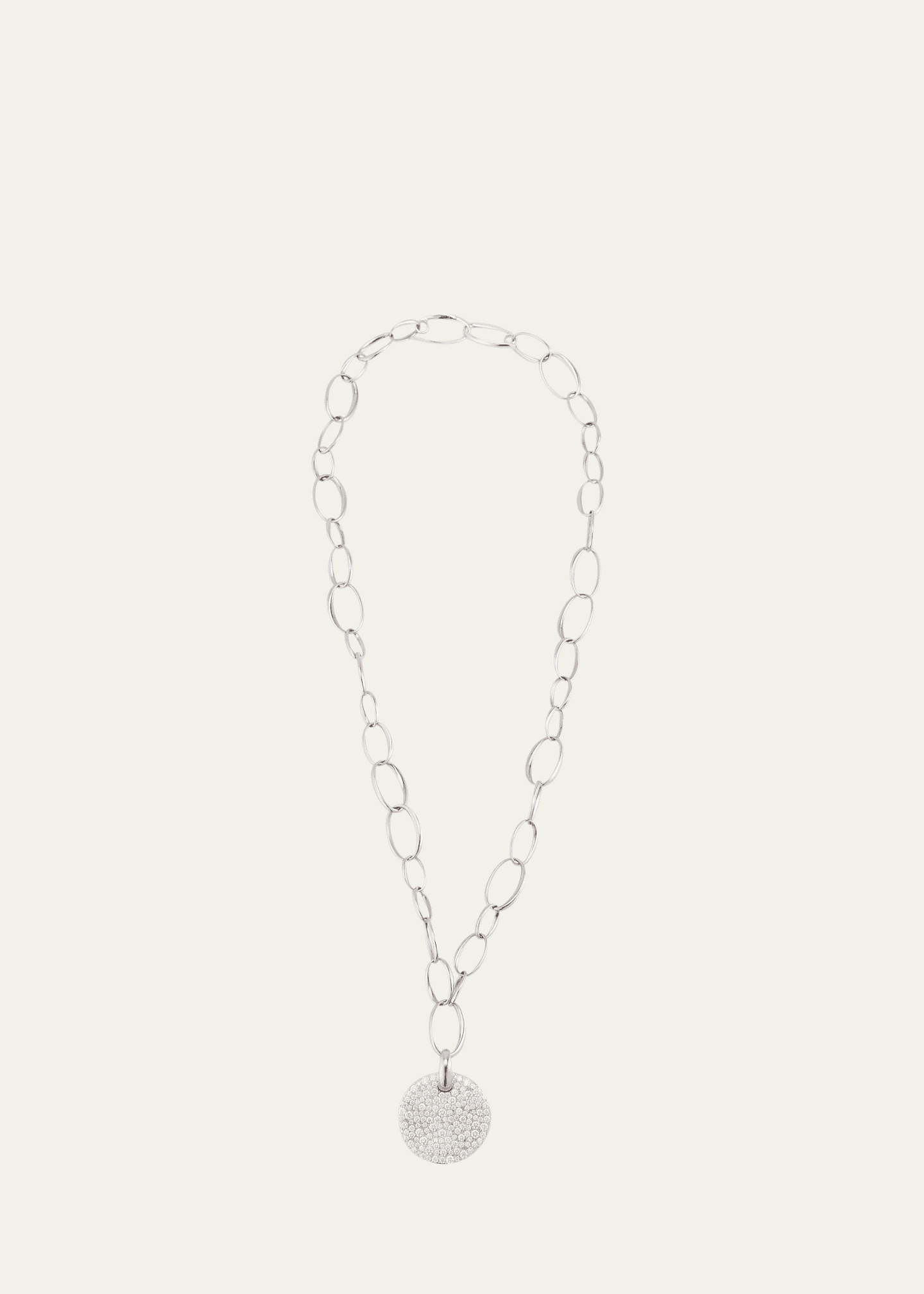 Pomellato Sabbia 18k White Gold and Diamond Pendant Image 4 of 4