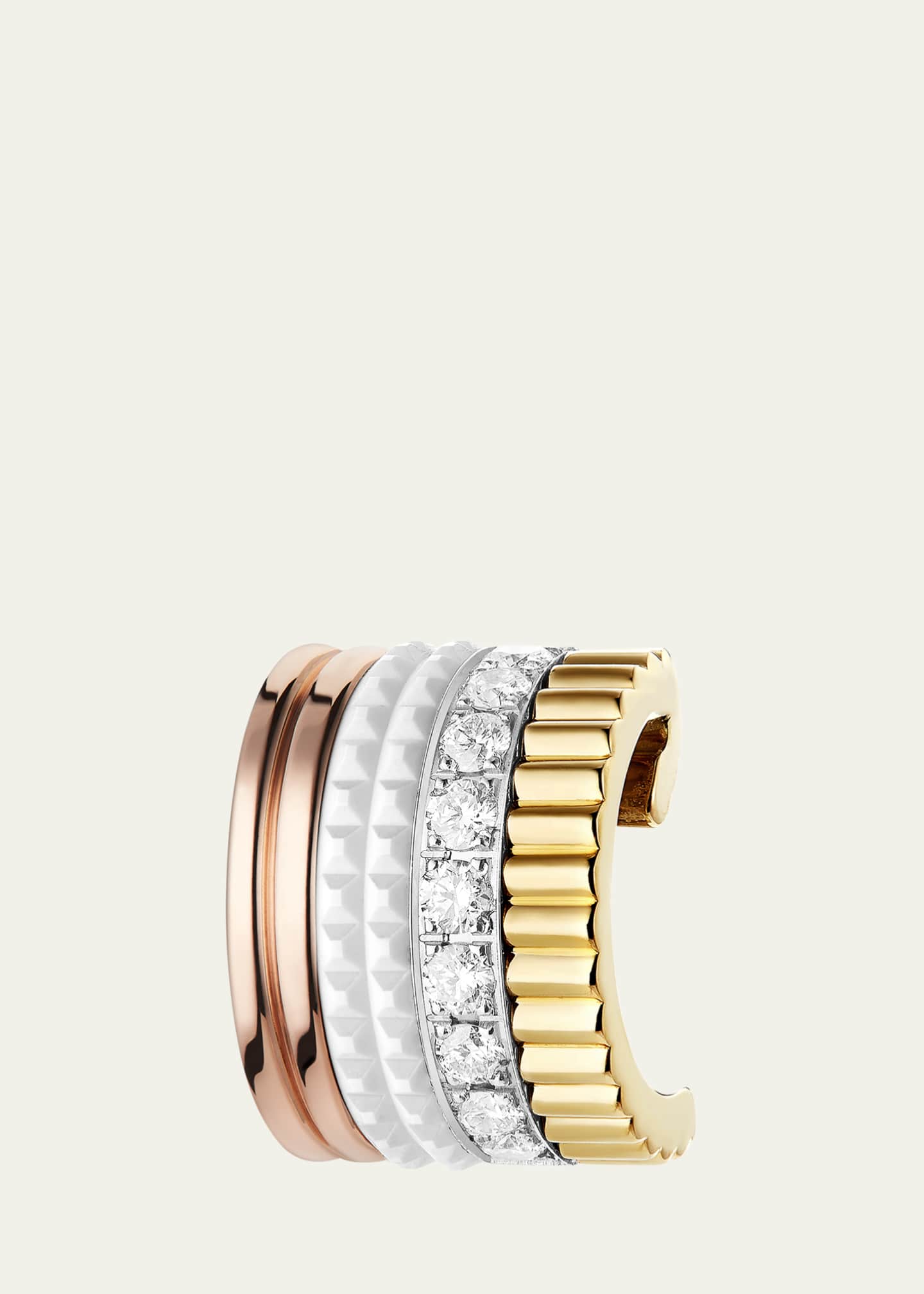 Boucheron Quatre White Edition Clip Earring, Single Image 1 of 2