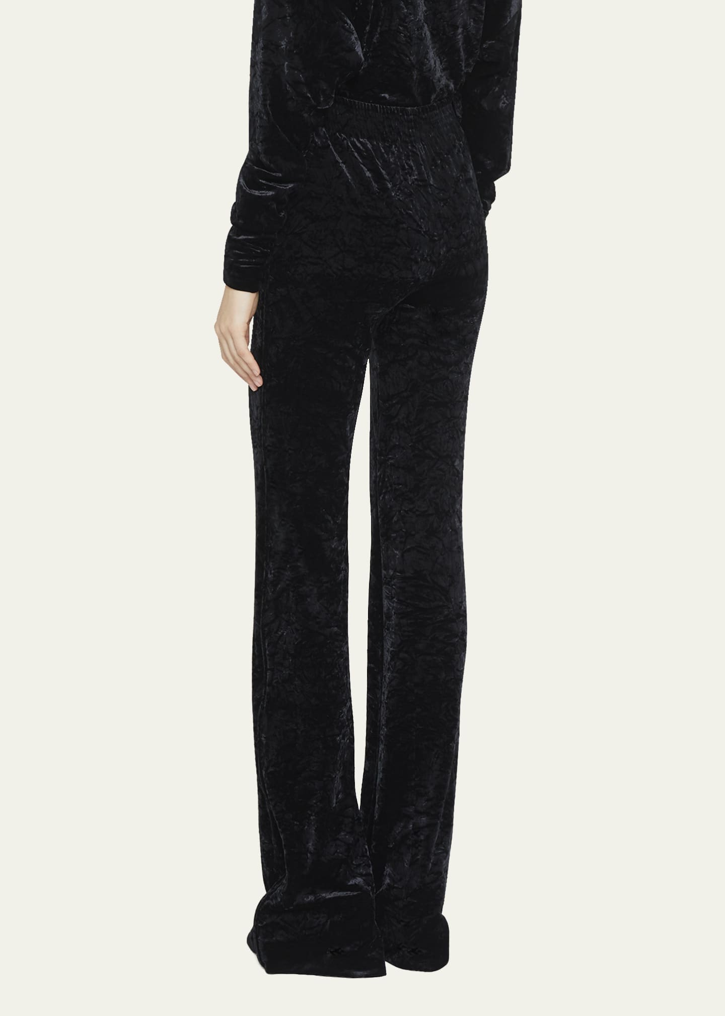Saint Laurent Velvet TaperedLeg Pants Bergdorf Goodman