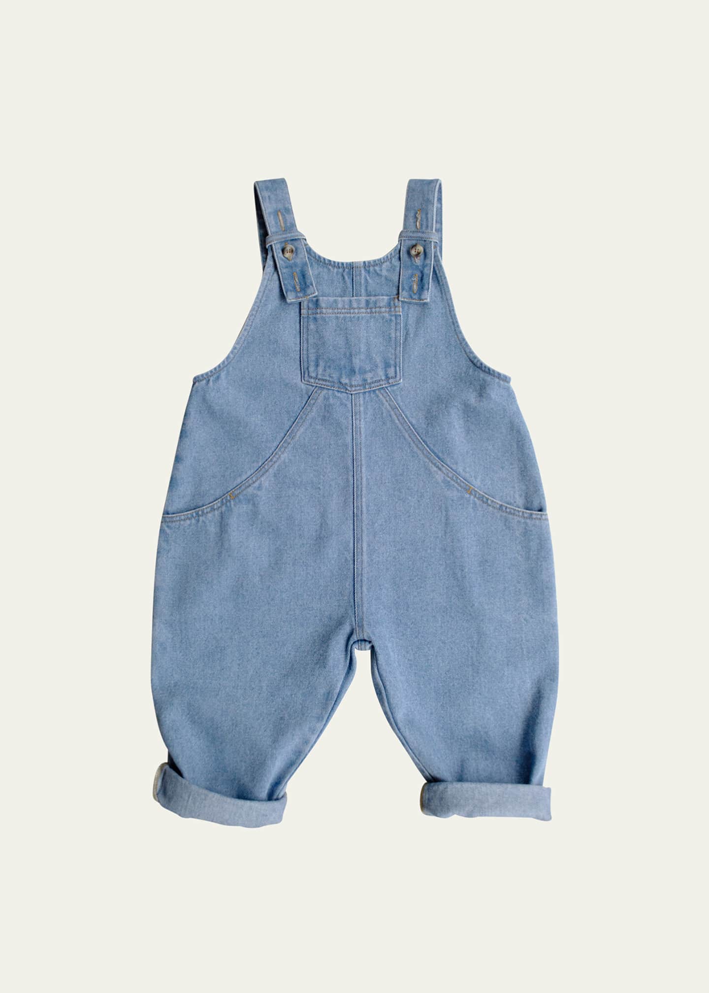 Oversized denim dungarees online