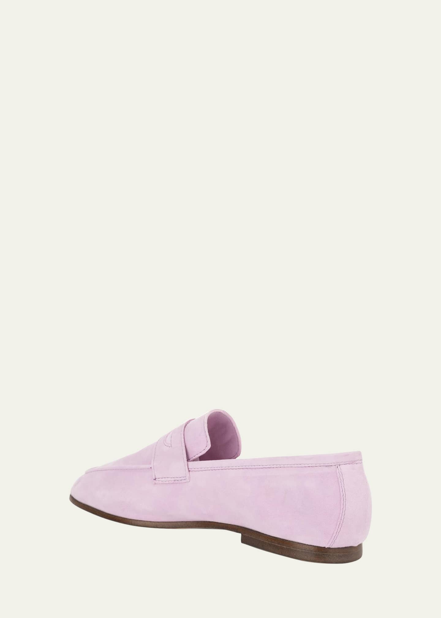 Sophique Essenziale Classic Suede Penny Loafers Bergdorf Goodman