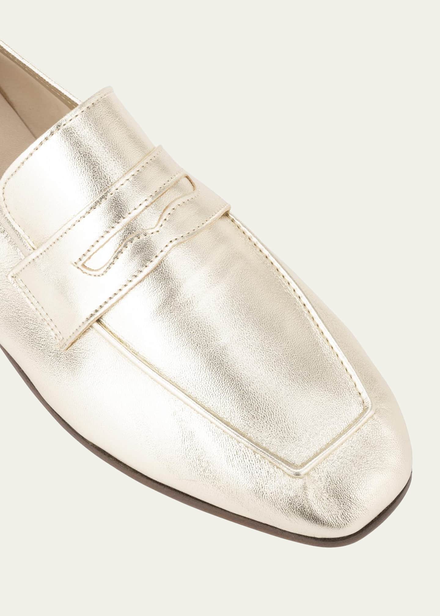 Sophique Essenziale Classic Metallic Penny Loafers Image 5 of 5