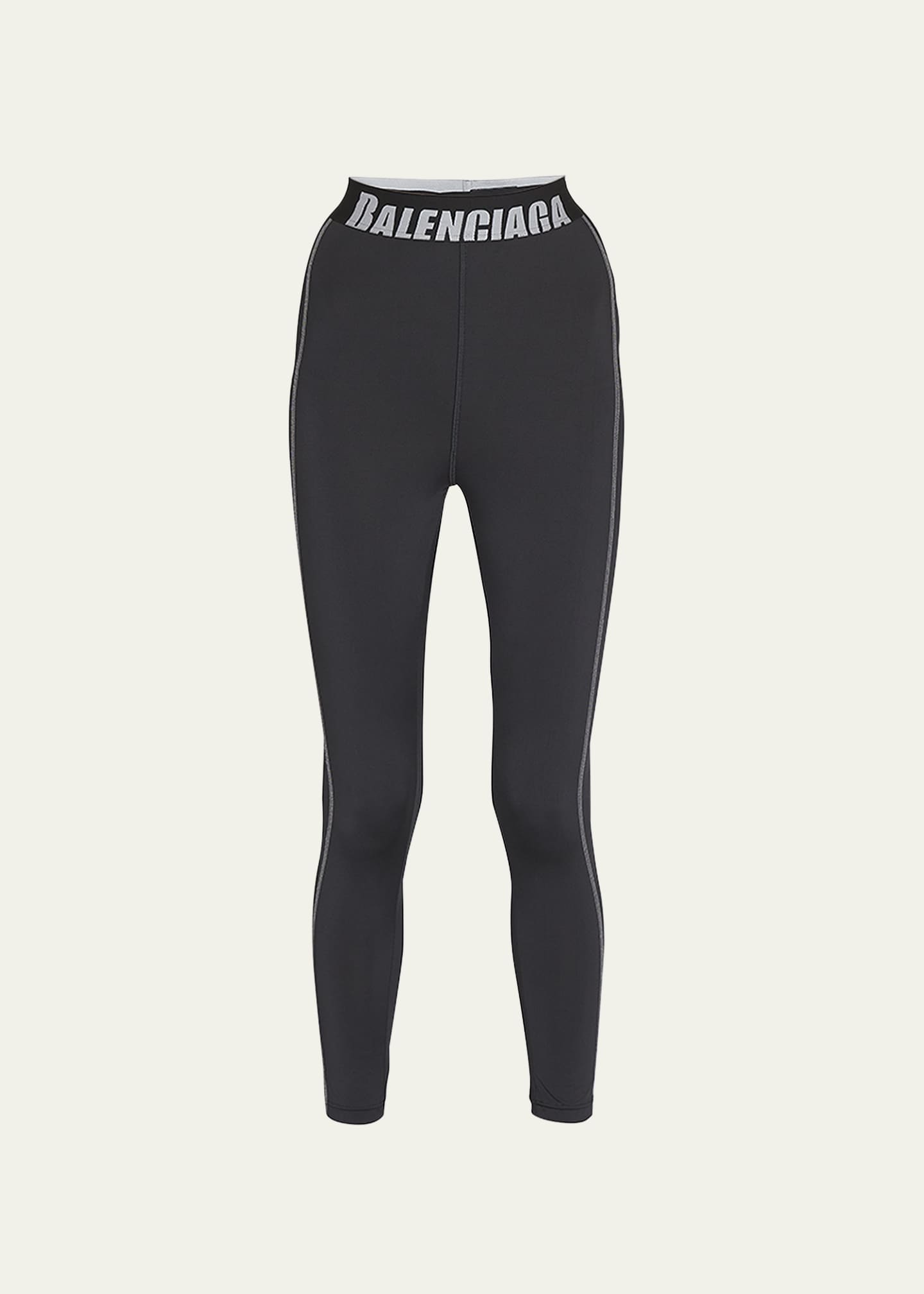 Balenciaga Athletic high waist leggings - Grey