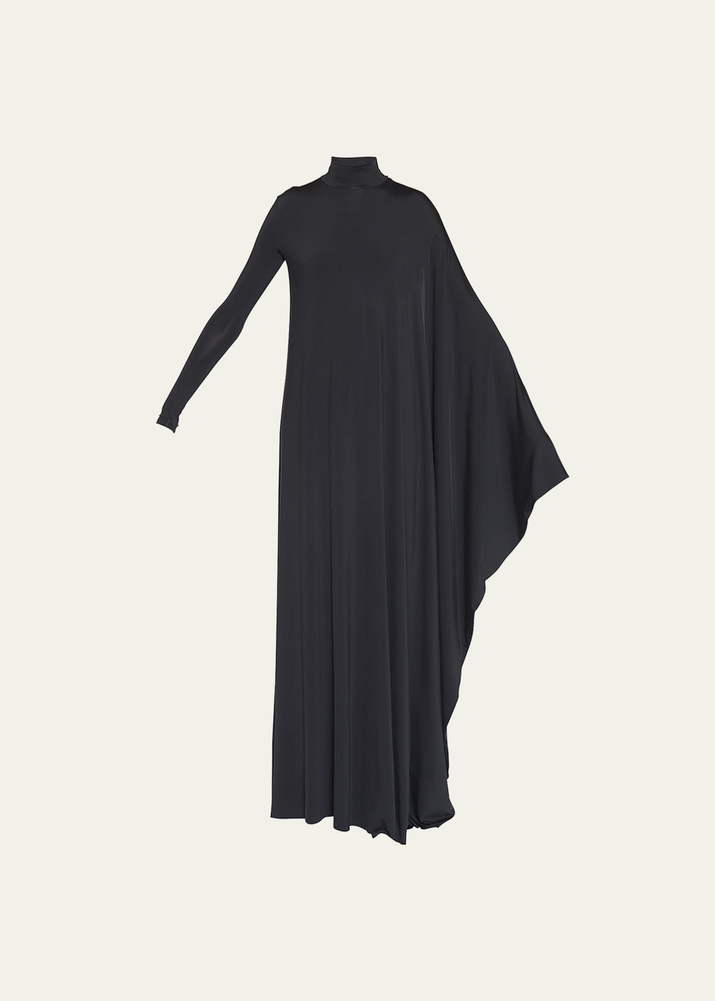 Balenciaga Draped Sleeve Maxi Dress - Bergdorf Goodman