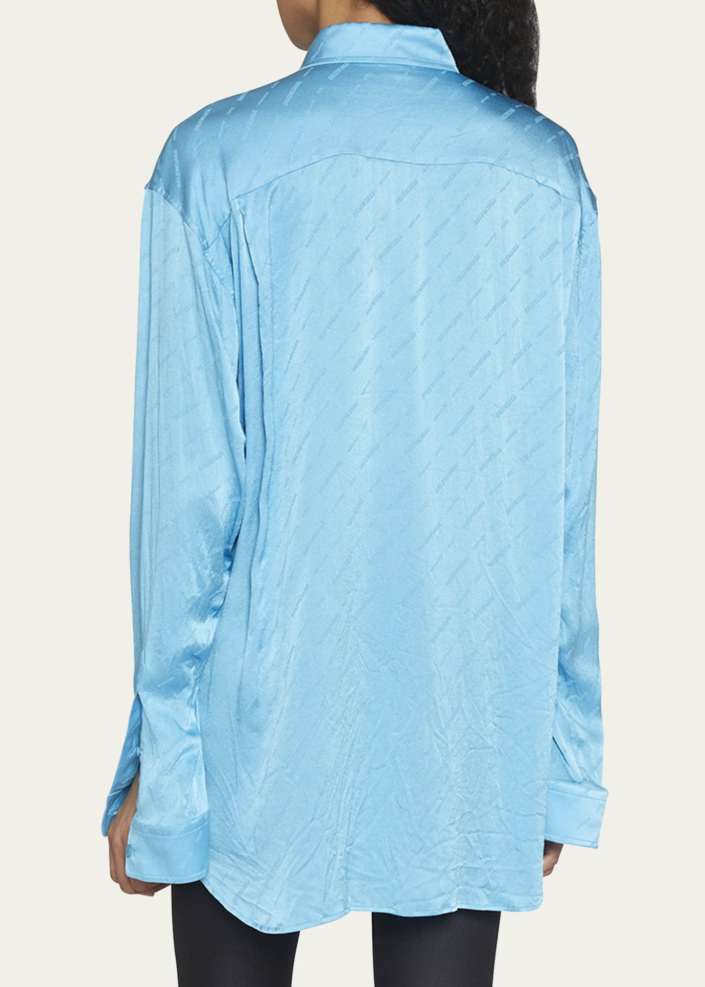 balenciaga jacquard logo t shirt