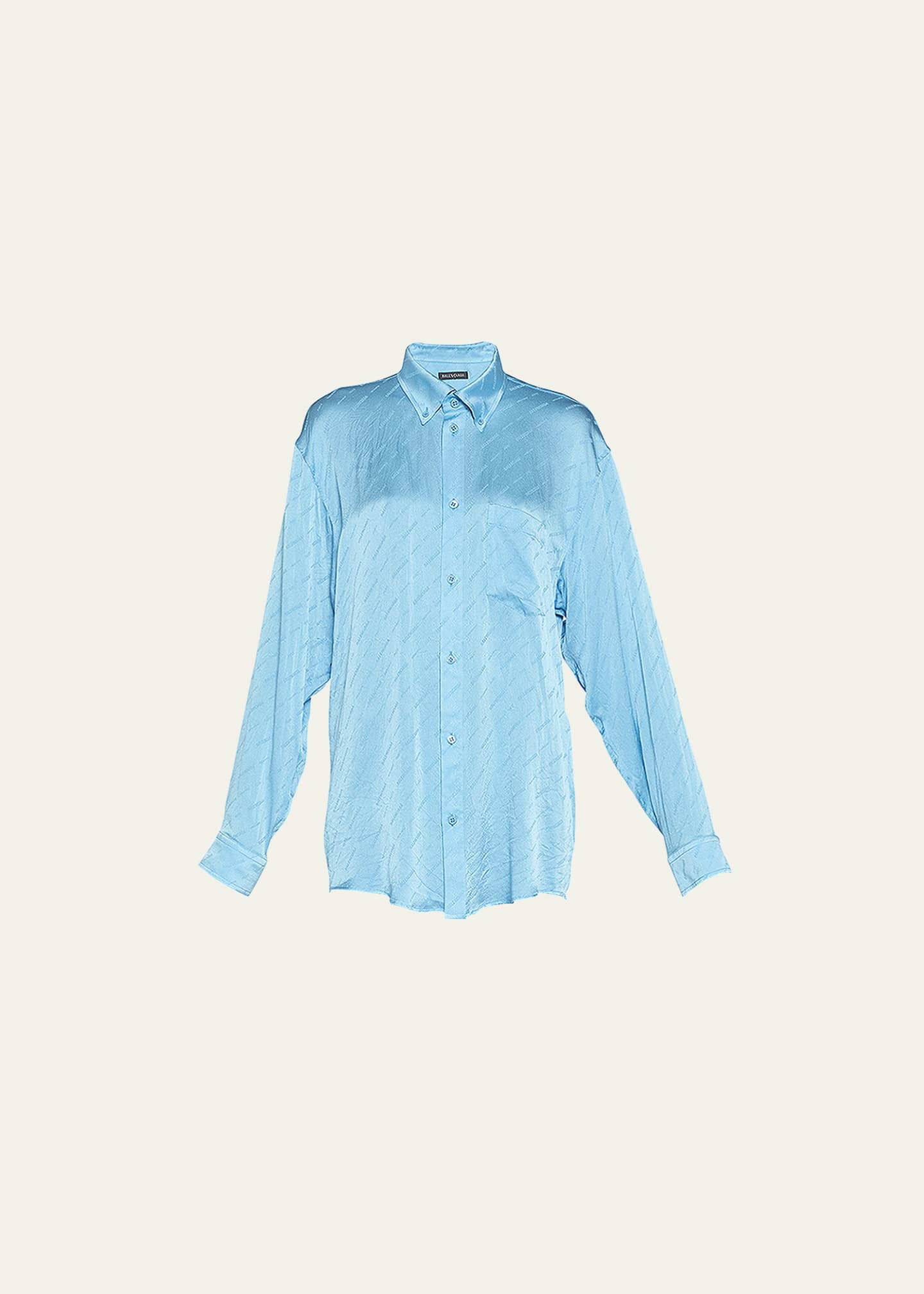 balenciaga jacquard logo t shirt