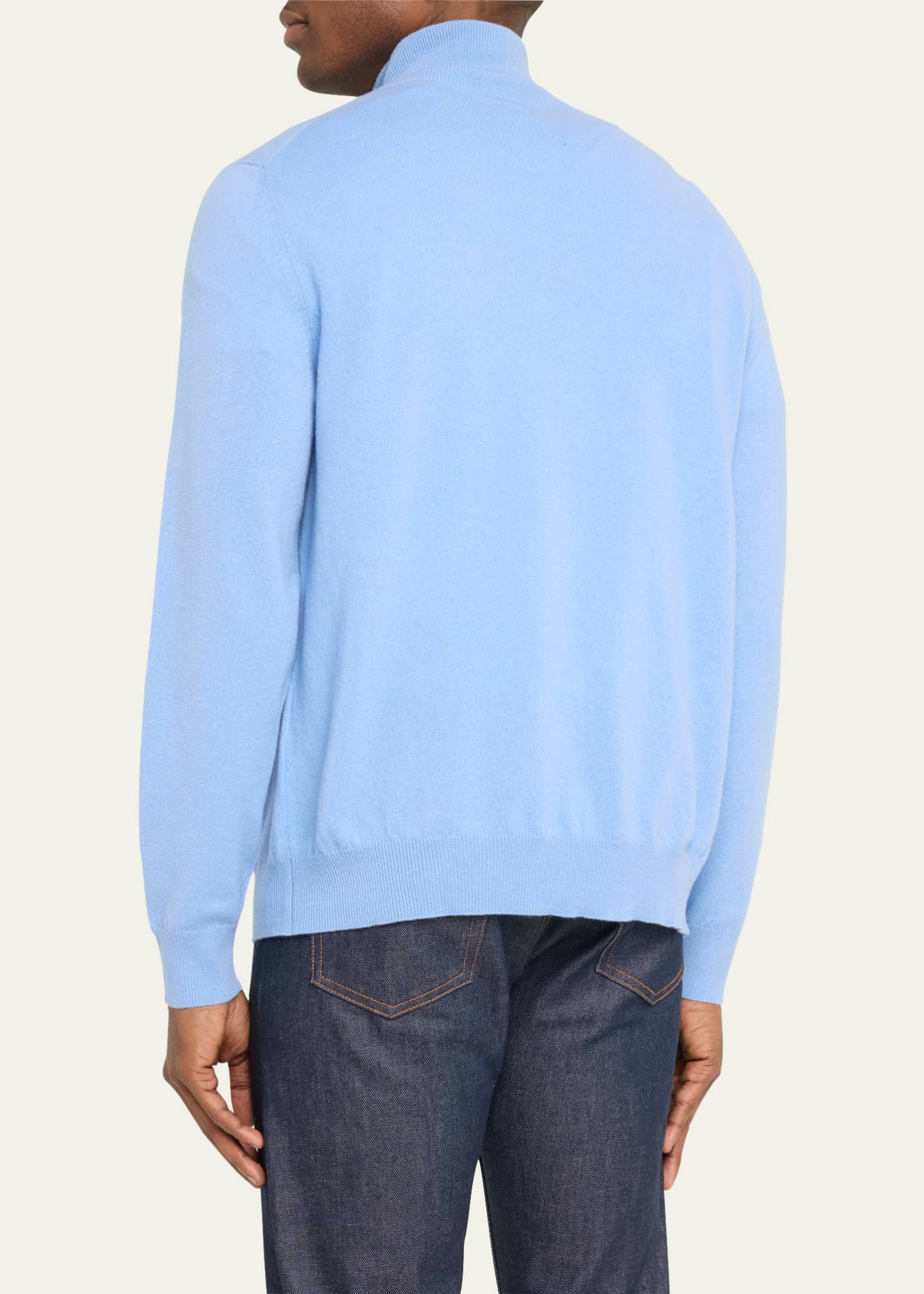 Massimo Alba Men's Cashmere Half-Zip Sweater - Bergdorf Goodman