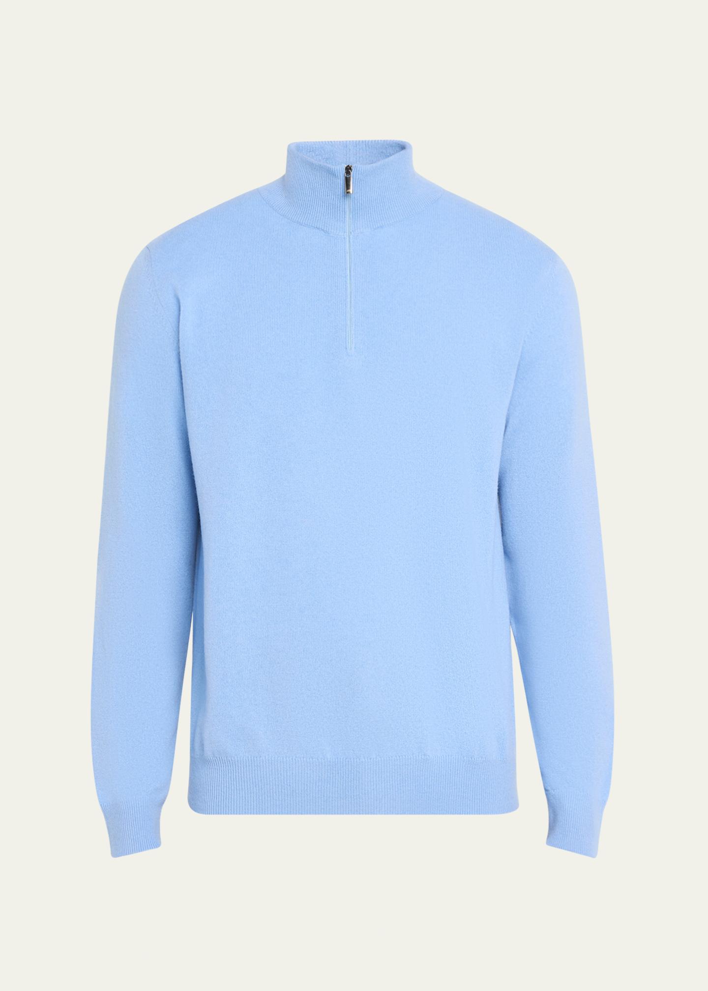 Massimo Alba Men's Cashmere Half-Zip Sweater - Bergdorf Goodman