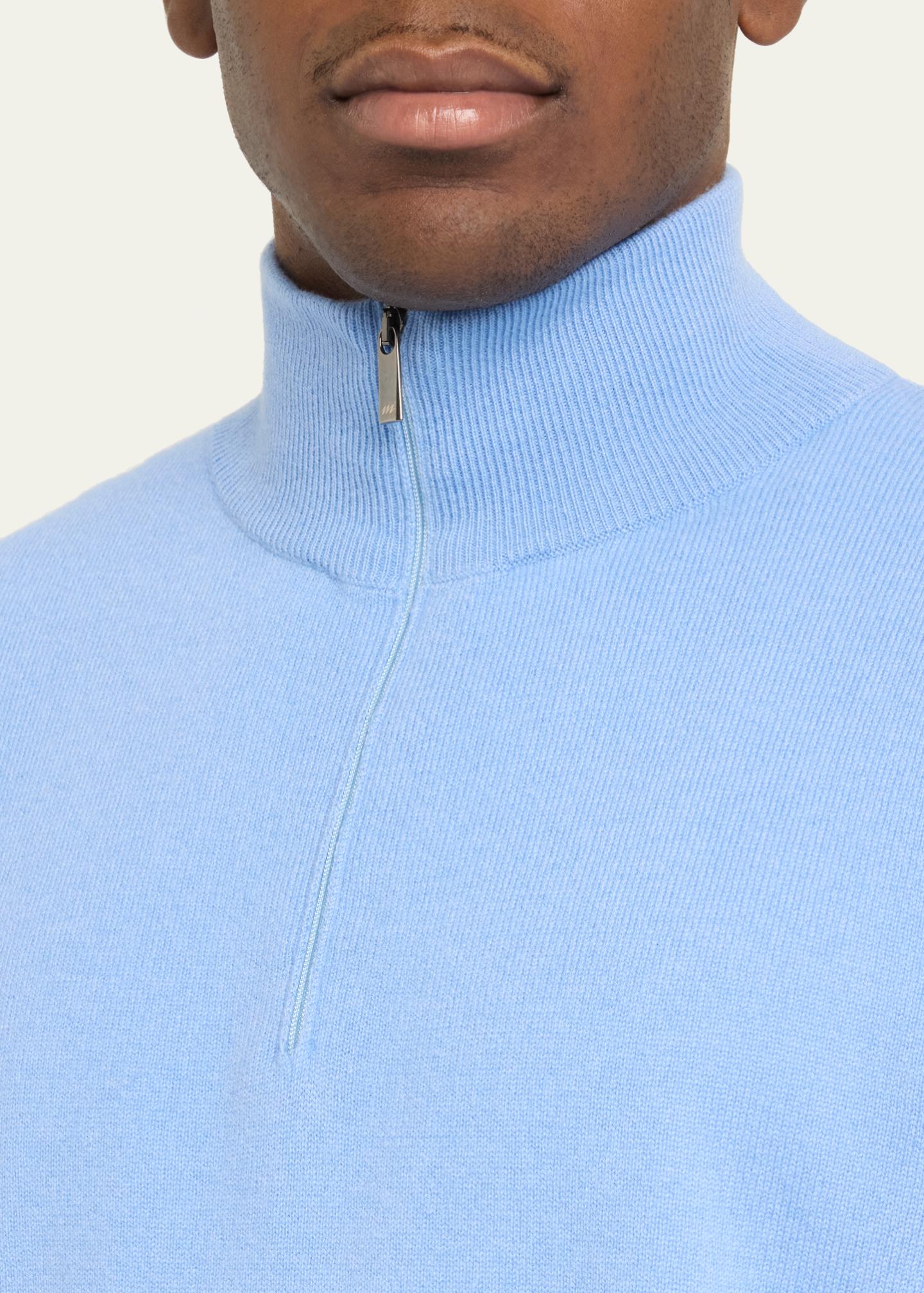 Massimo Alba Men's Cashmere Half-Zip Sweater - Bergdorf Goodman