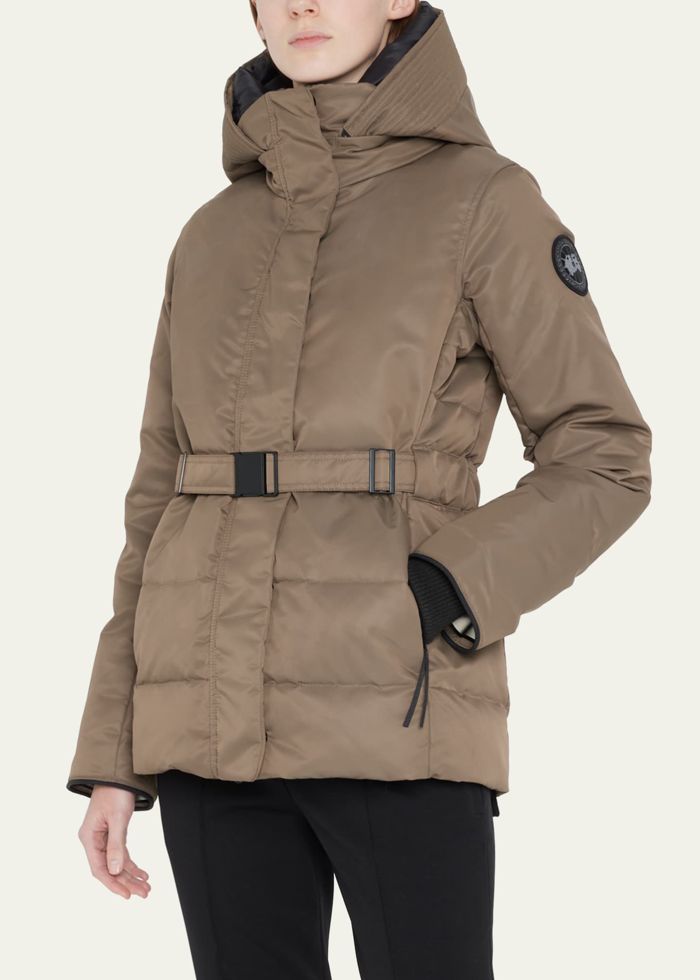 Canada goose belted parka outlet