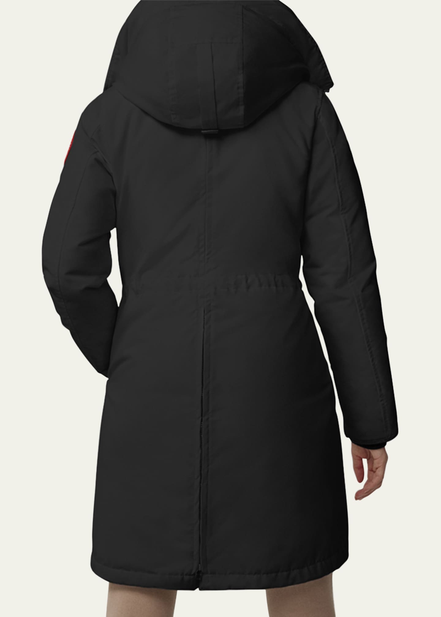 Canada goose women's rossclair parka black clearance