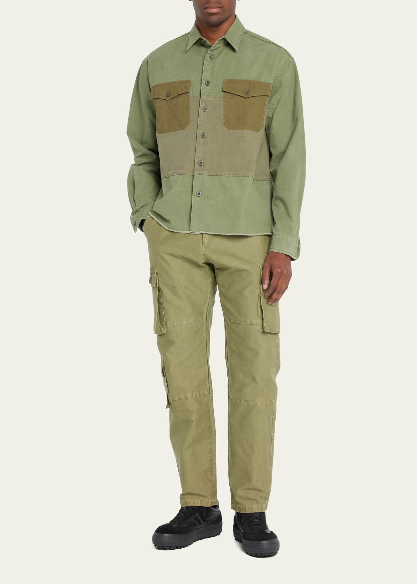 John Elliott Men's Techno Utility Pants Bergdorf Goodman