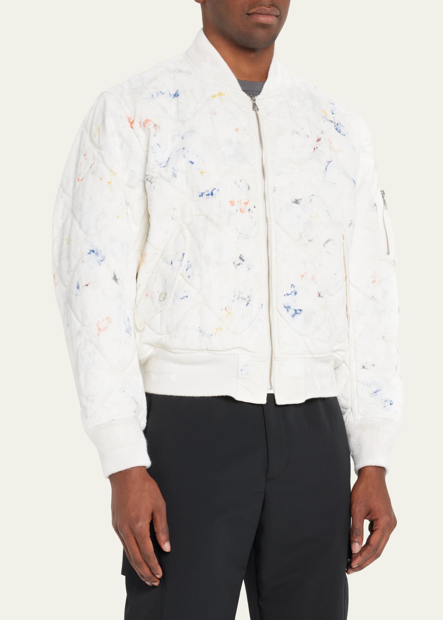 John Elliott Men's Quilted Bomber Jacket Bergdorf Goodman