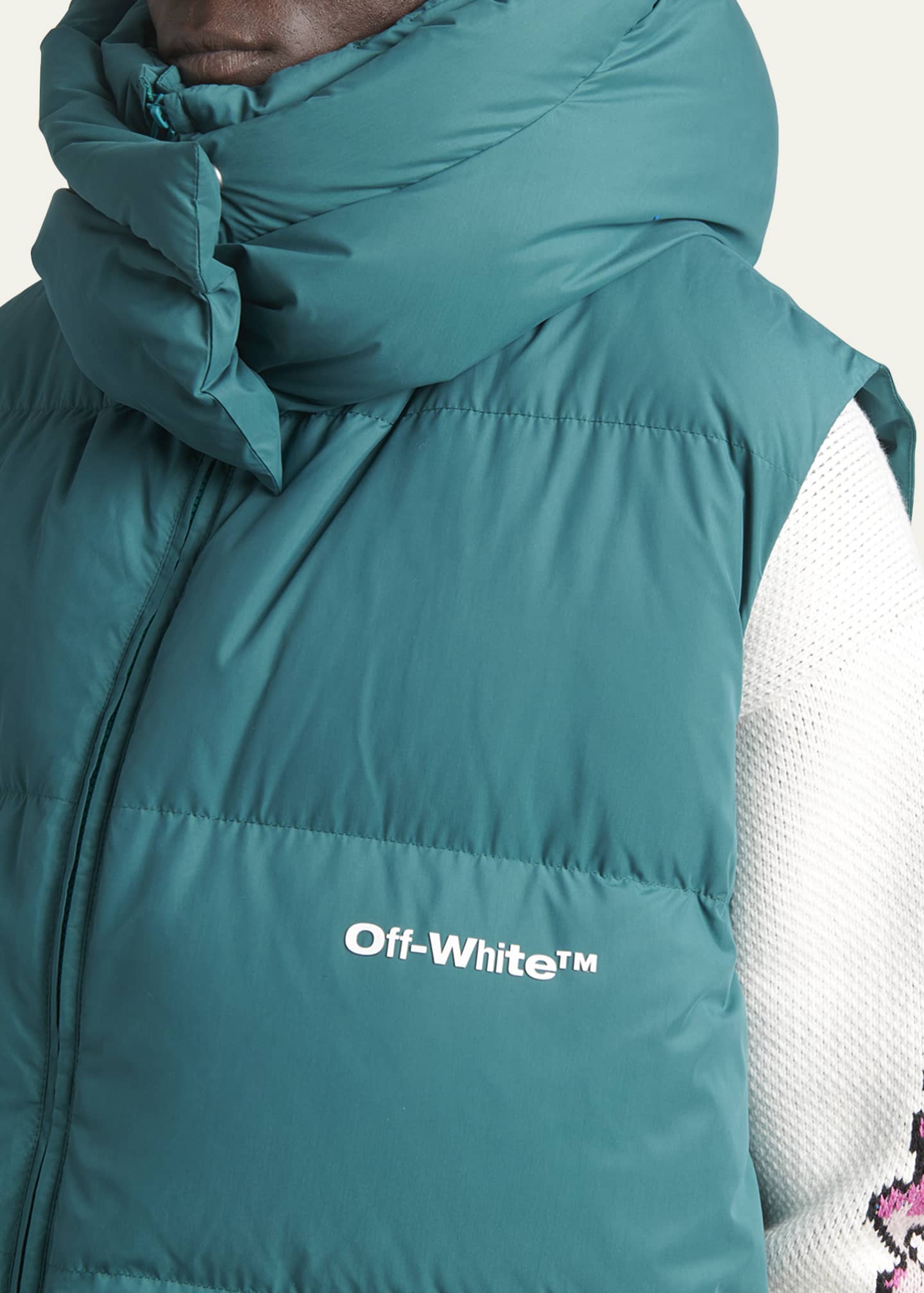 Puffer Vest with Removable Hood