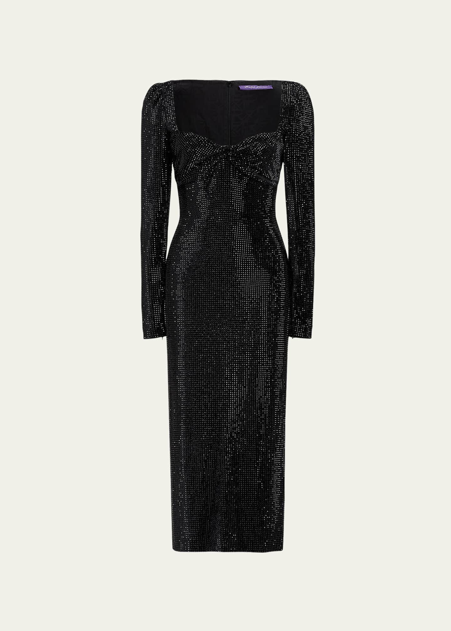 Ralph Lauren Collection Hildi Strass Embellished Bustier Midi Dress -  Bergdorf Goodman
