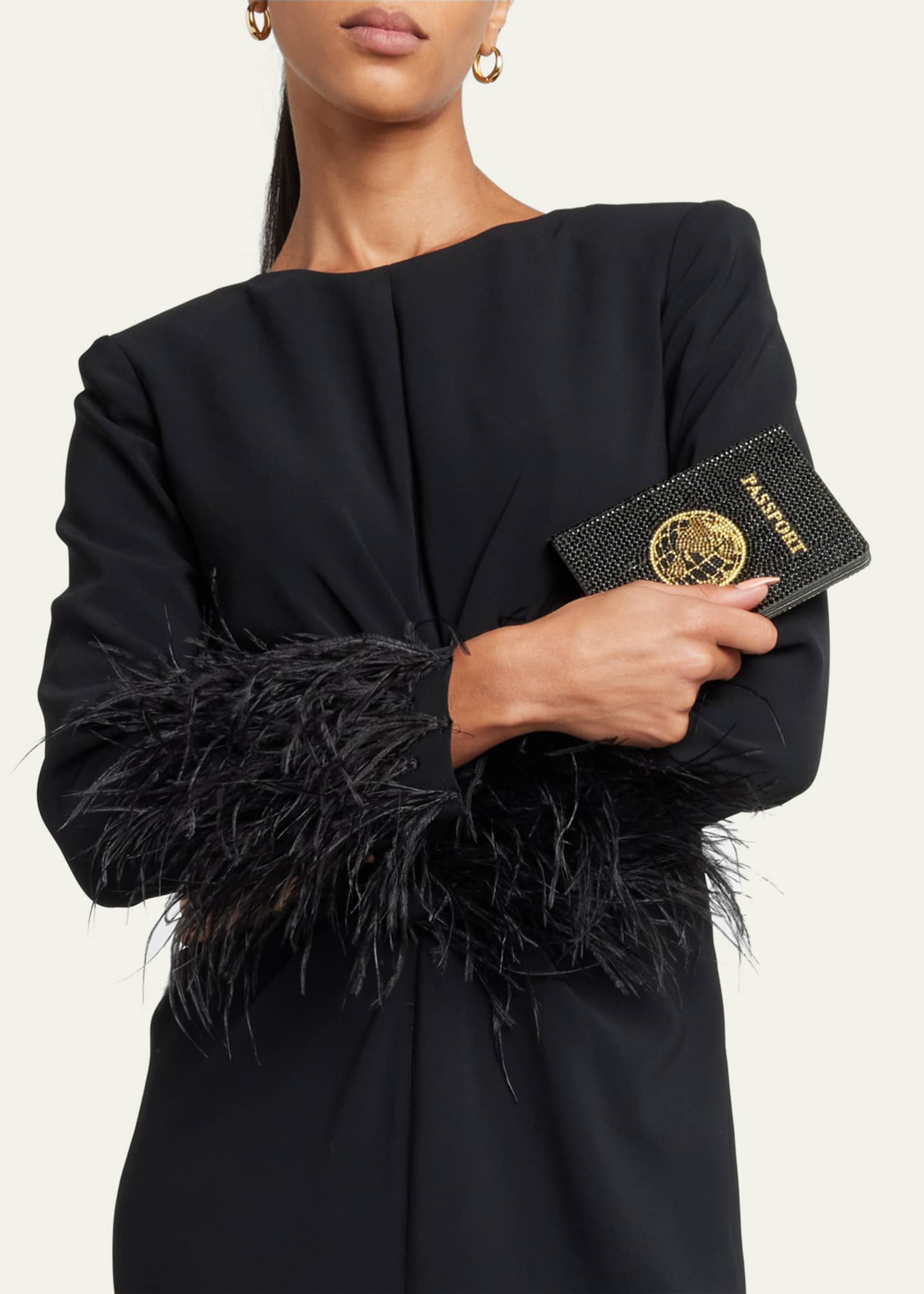 Judith Leiber Couture Allover Crystal Passport Holder Image 2 of 5