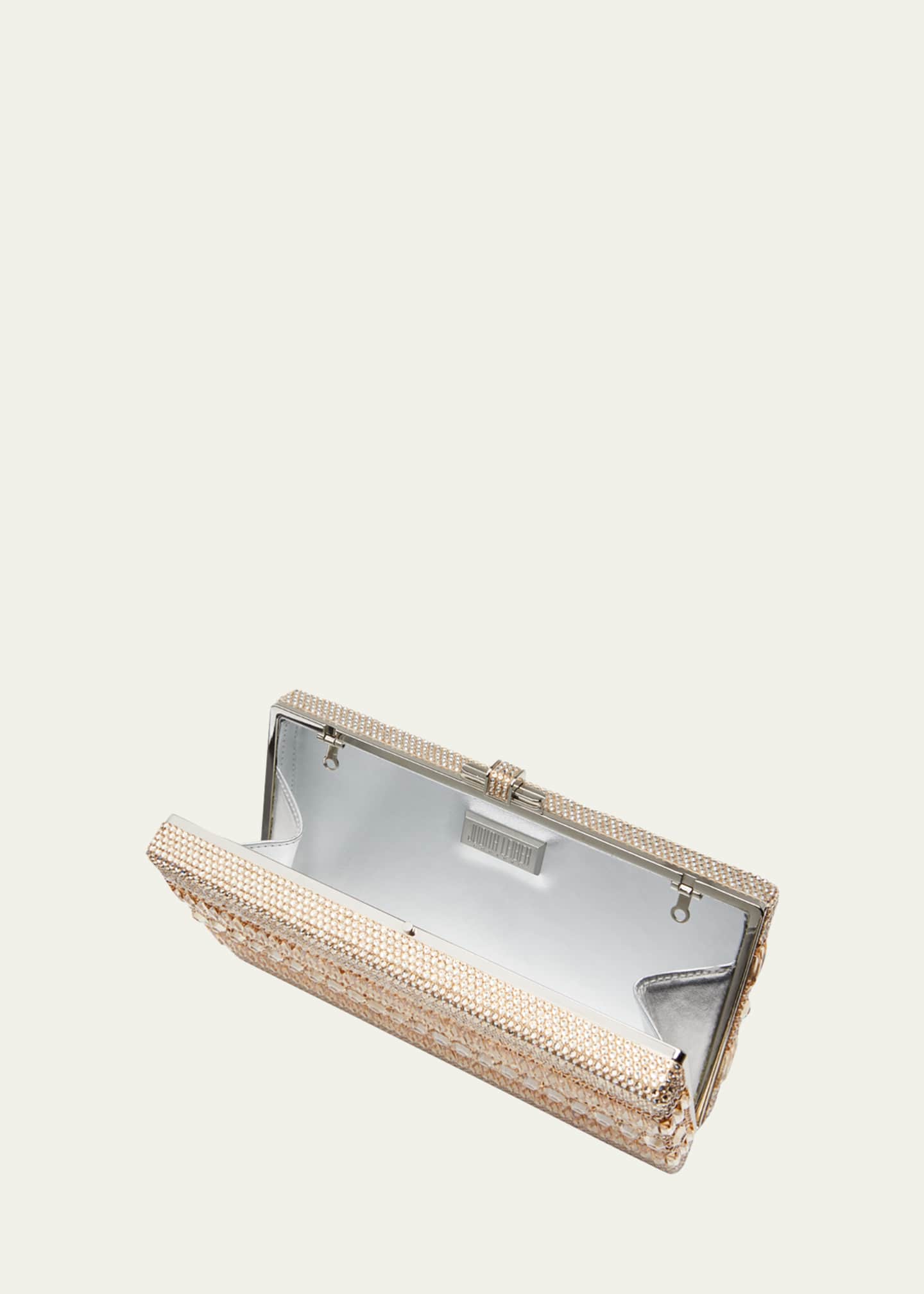 Judith Leiber Couture Sleek Rectangle Crystal Minaudiere Image 4 of 5