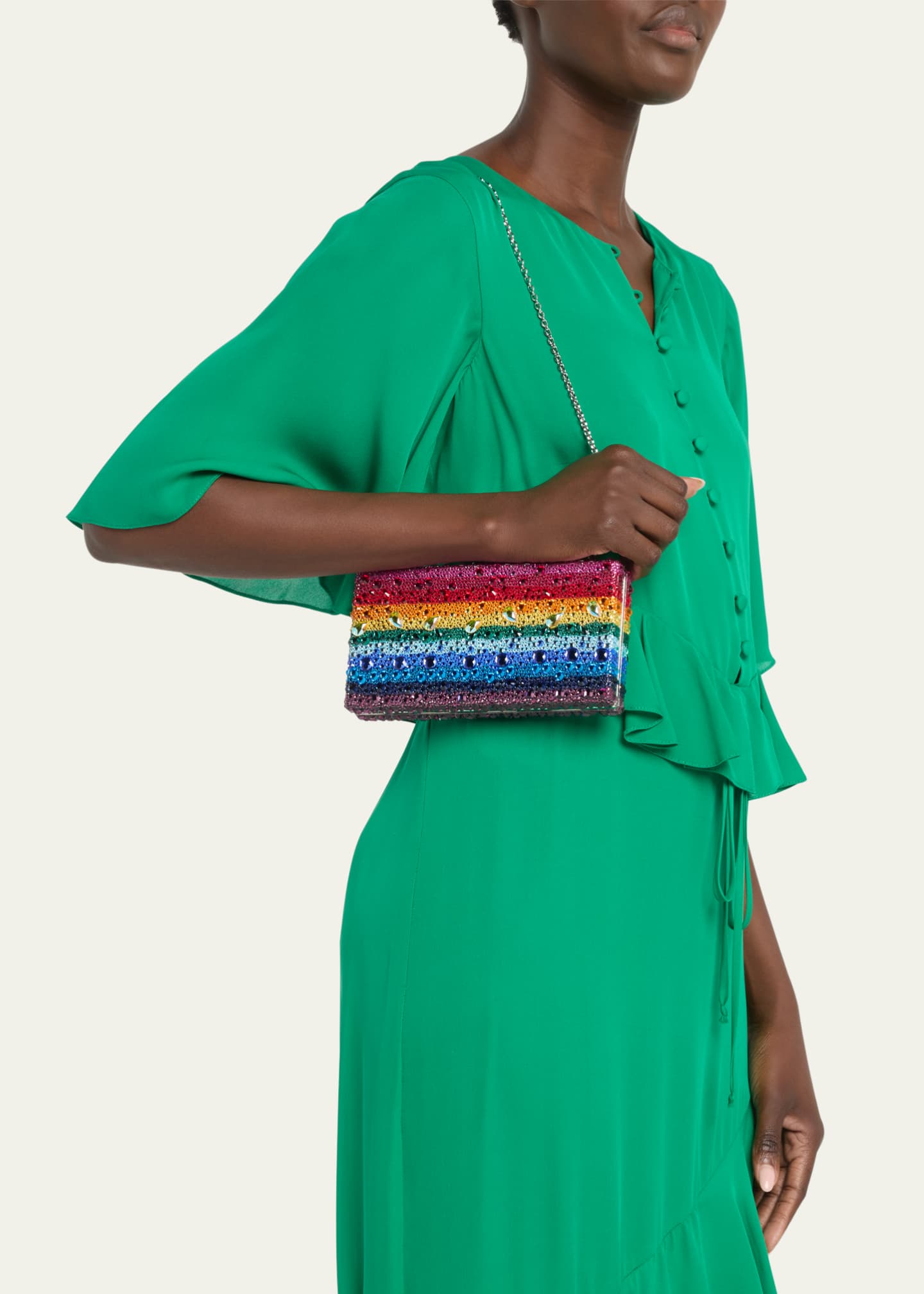 Judith leiber rainbow new arrivals clutch