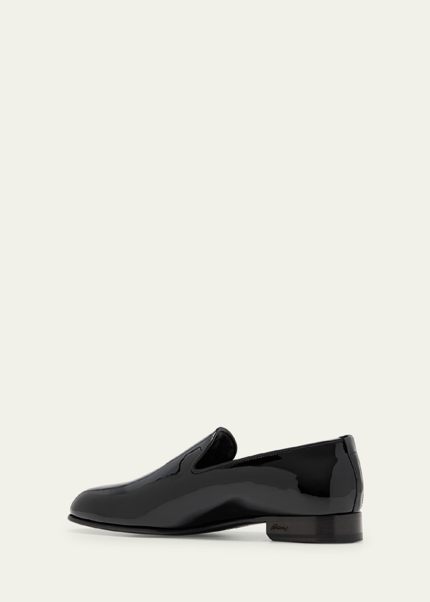 Brioni Men's Patent Leather Venetian Loafers Image 2 of 3