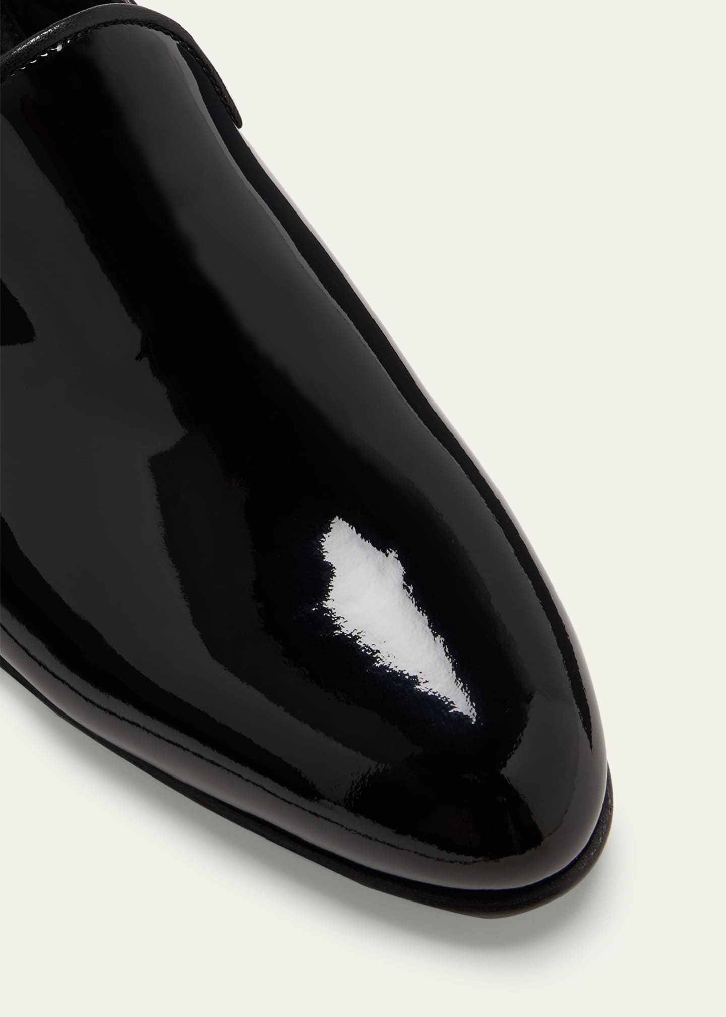 Brioni Men's Patent Leather Venetian Loafers Image 3 of 3