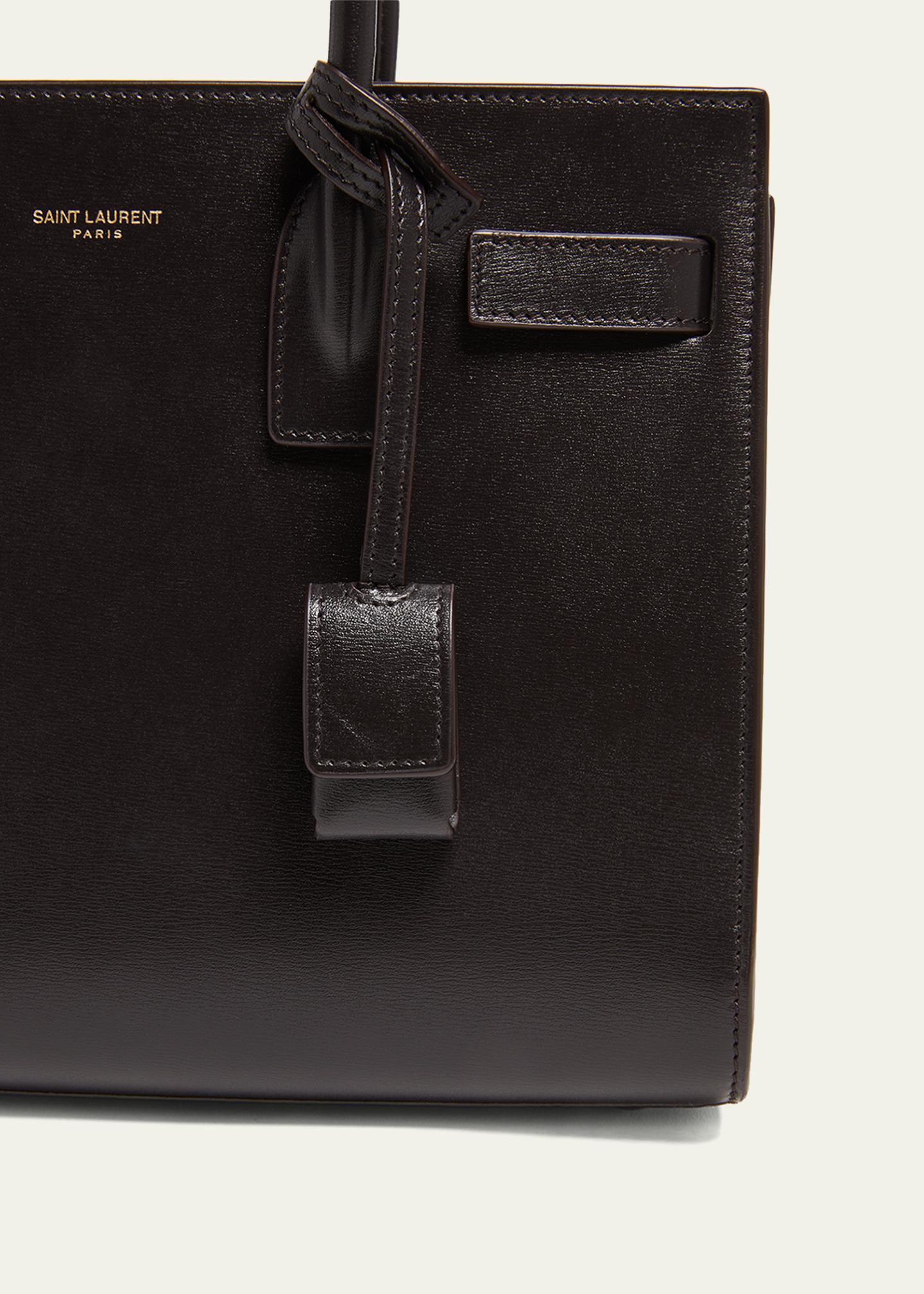 SAINT LAURENT ハンドバッグ Saint Laurent Sac De Jour Baby Top-Handle Bag in Smooth Leather