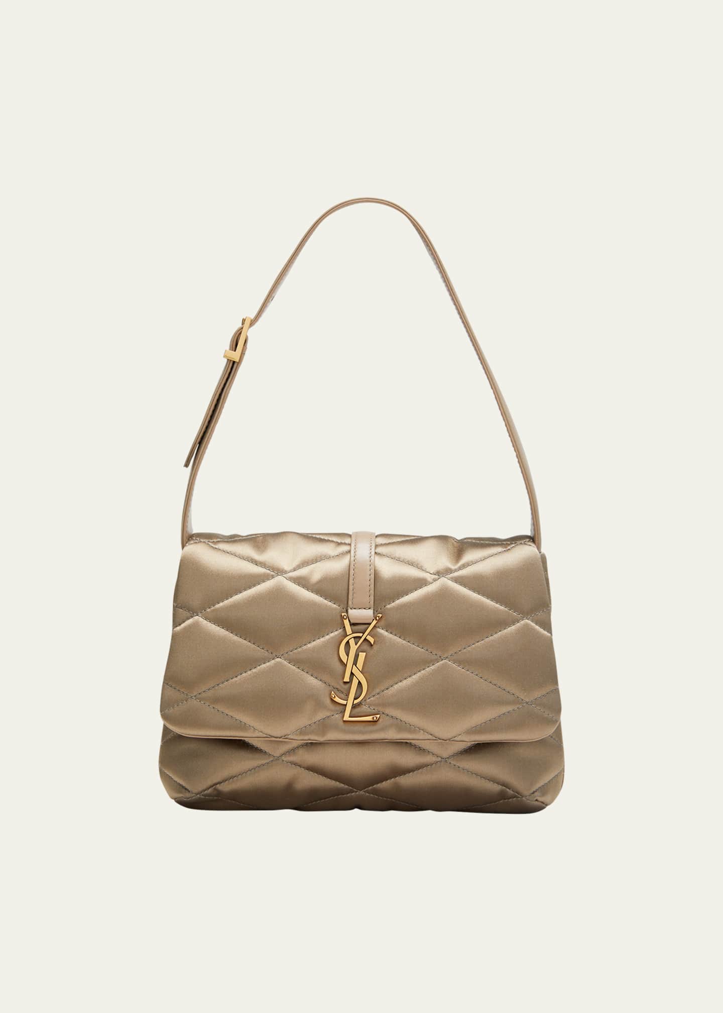 Saint Laurent Le 5 A 7 Quilted Satin Shoulder Bag - Bergdorf Goodman