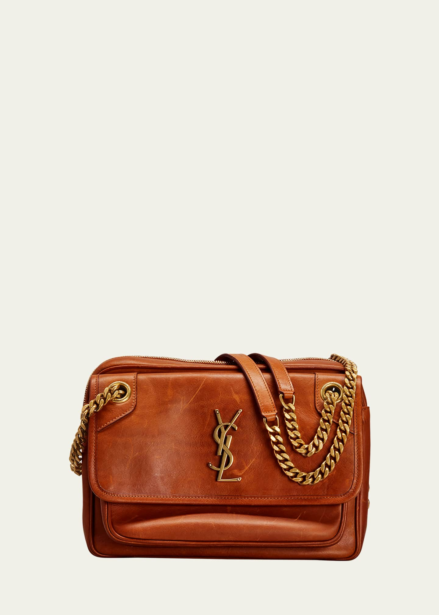 Saint Laurent Niki Medium YSL Calfskin Camera Shoulder Bag - Bergdorf ...