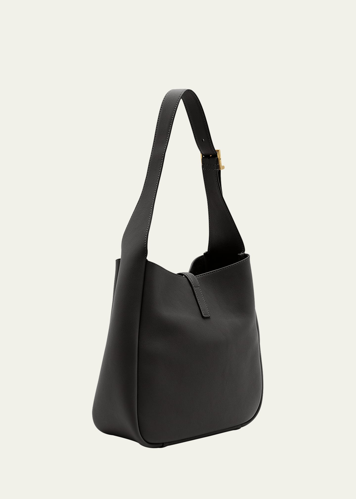 Saint Laurent Le 5 A 7 YSL Small Hobo in Smooth Supple Leather Image 3 of 6