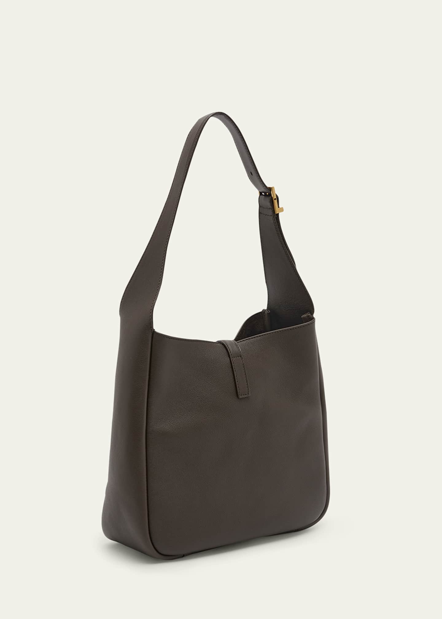 Saint Laurent Le 5 A 7 YSL Small Hobo in Smooth Supple Leather Image 3 of 6