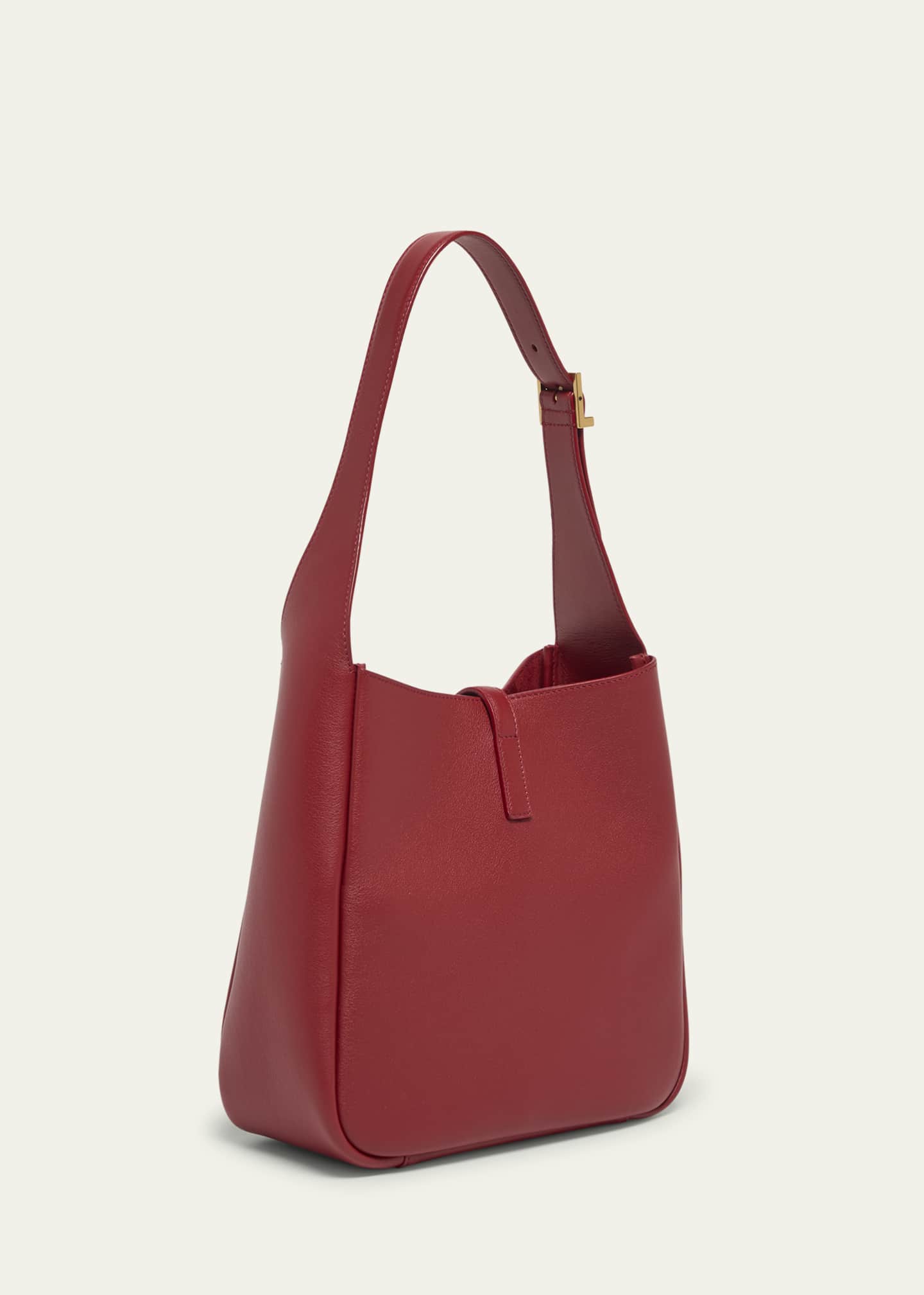 Saint Laurent Le 5 A 7 YSL Small Hobo in Smooth Supple Leather Image 3 of 6